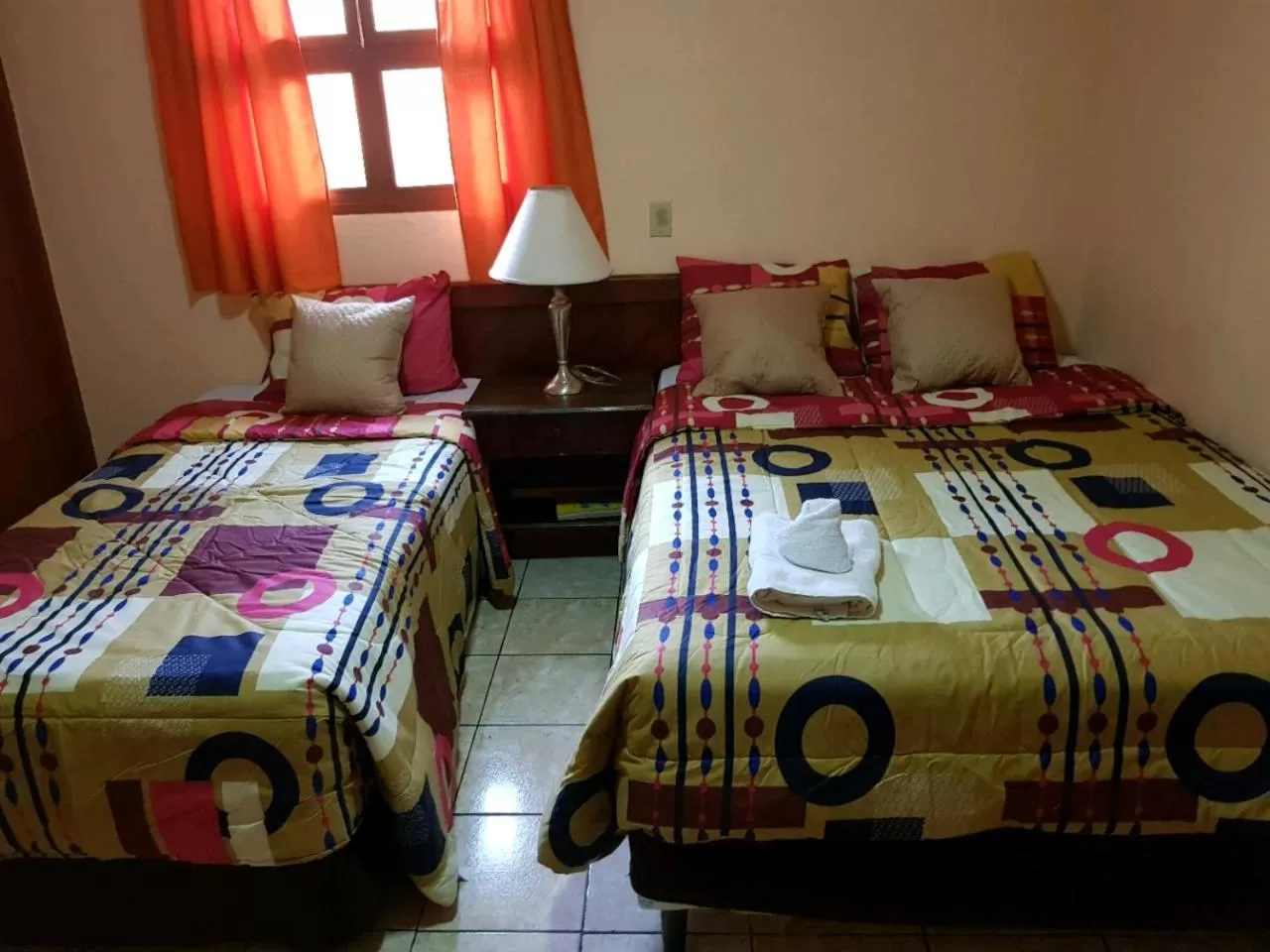 Bed in Hotel Villa Angelo