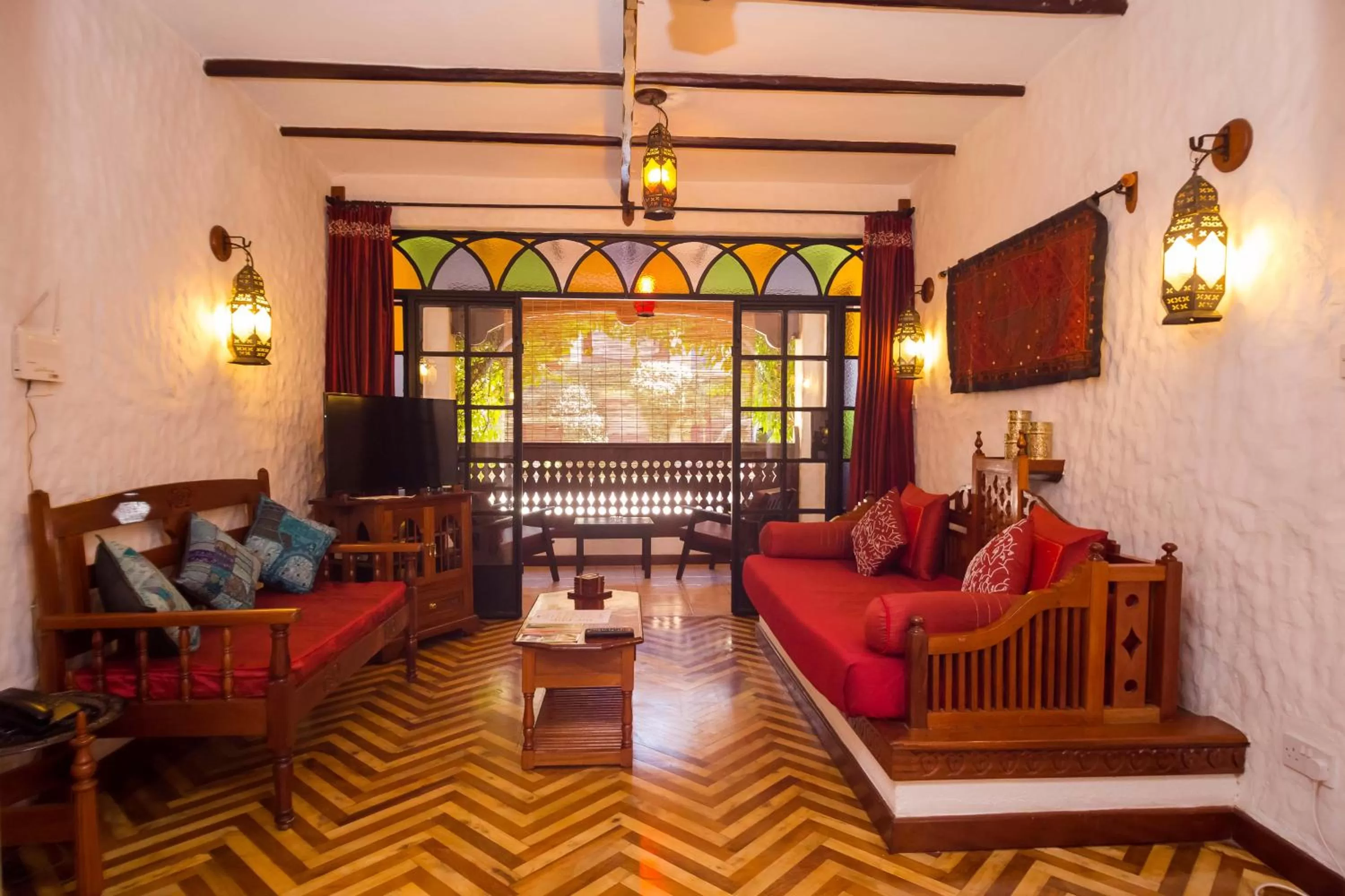 Living room in The King Post