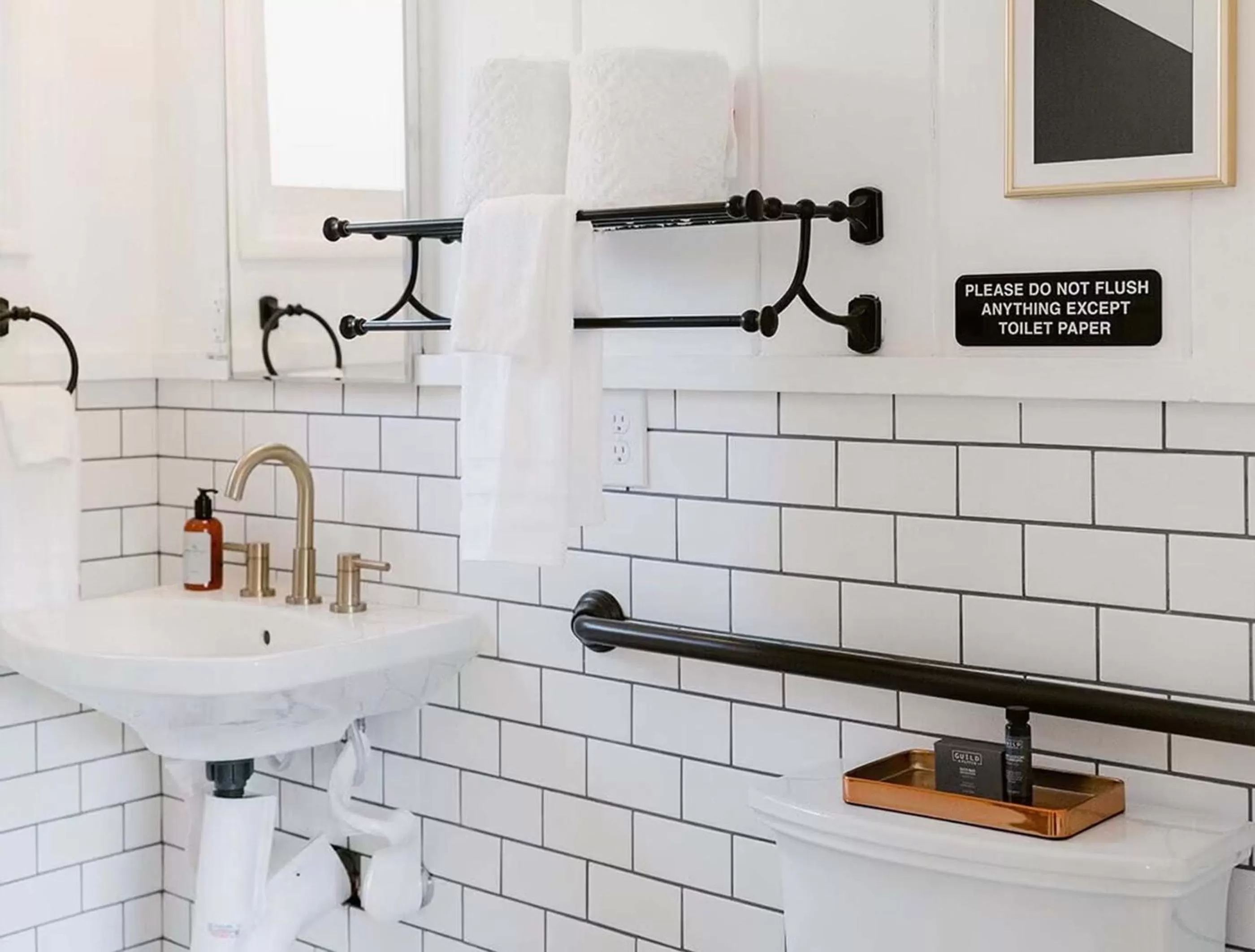 Bathroom in Grand Pine Cabins