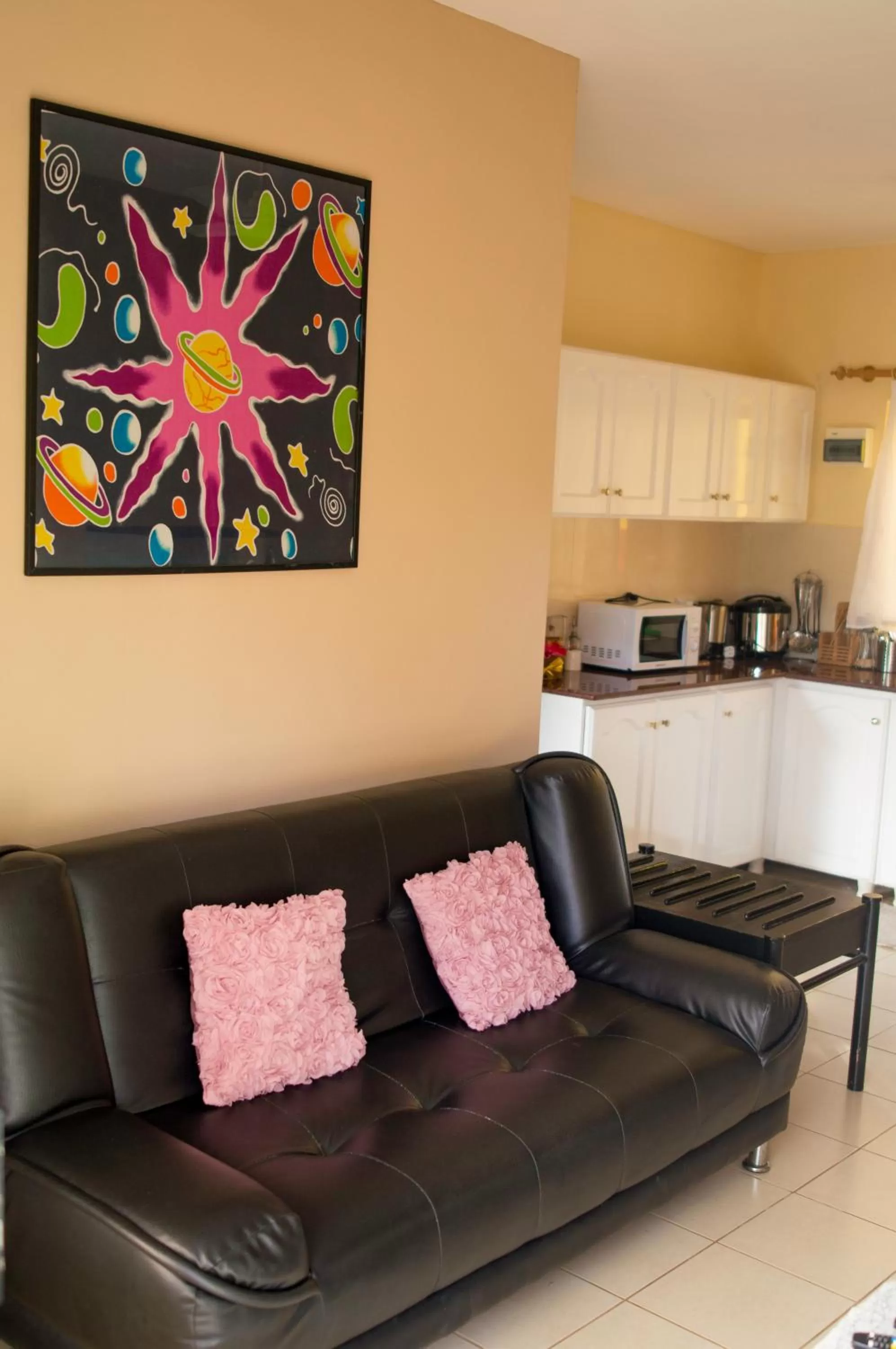 Living room, Seating Area in Evergreen Apartments
