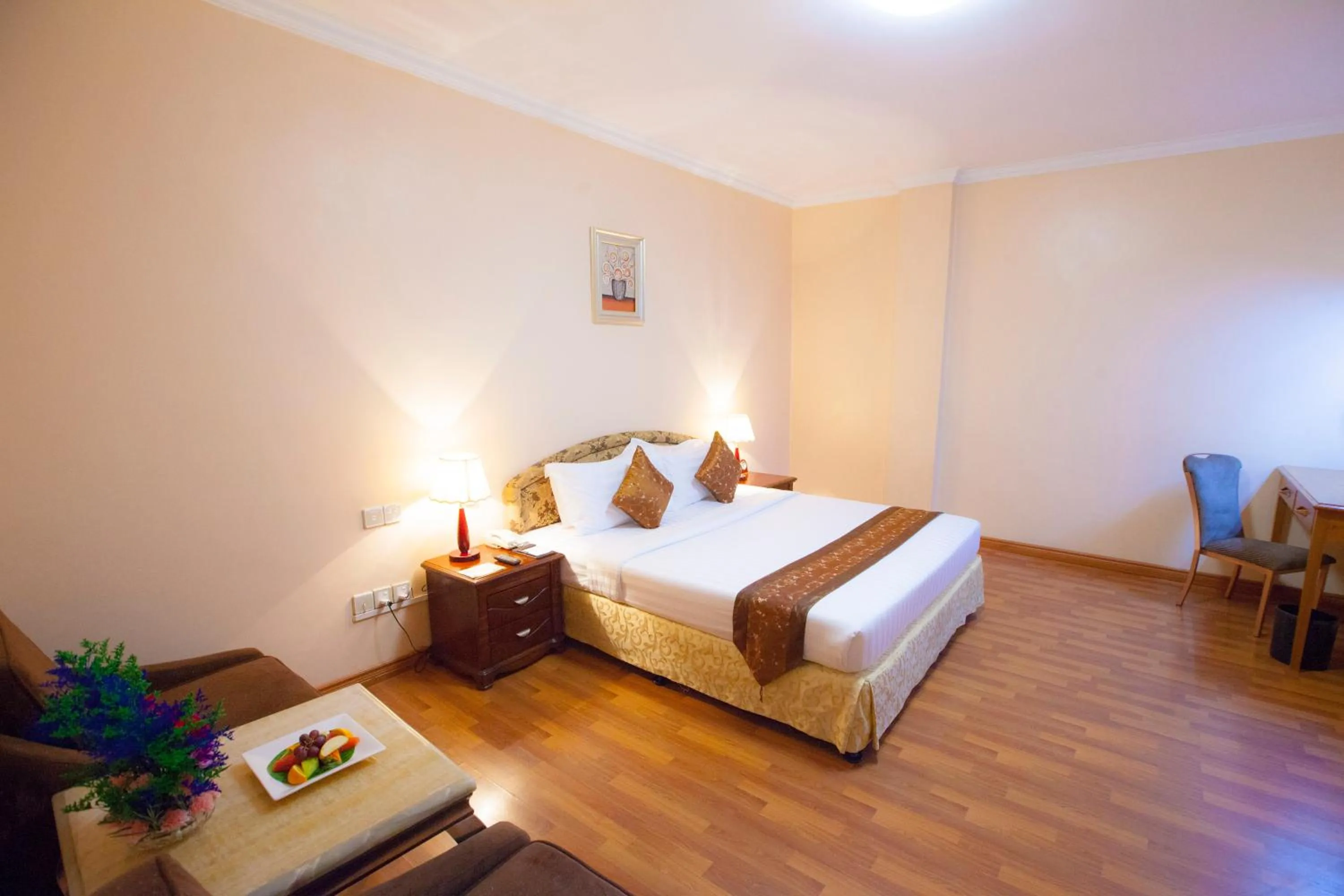 Seating area in Grand Palace Hotel