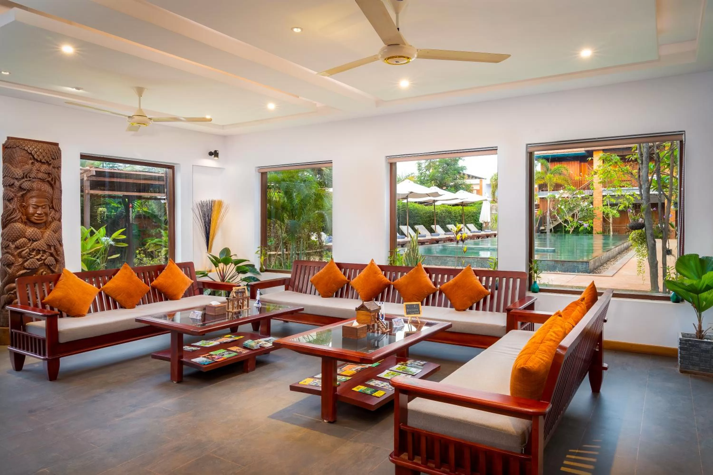 Lobby or reception in Khmer House Resort