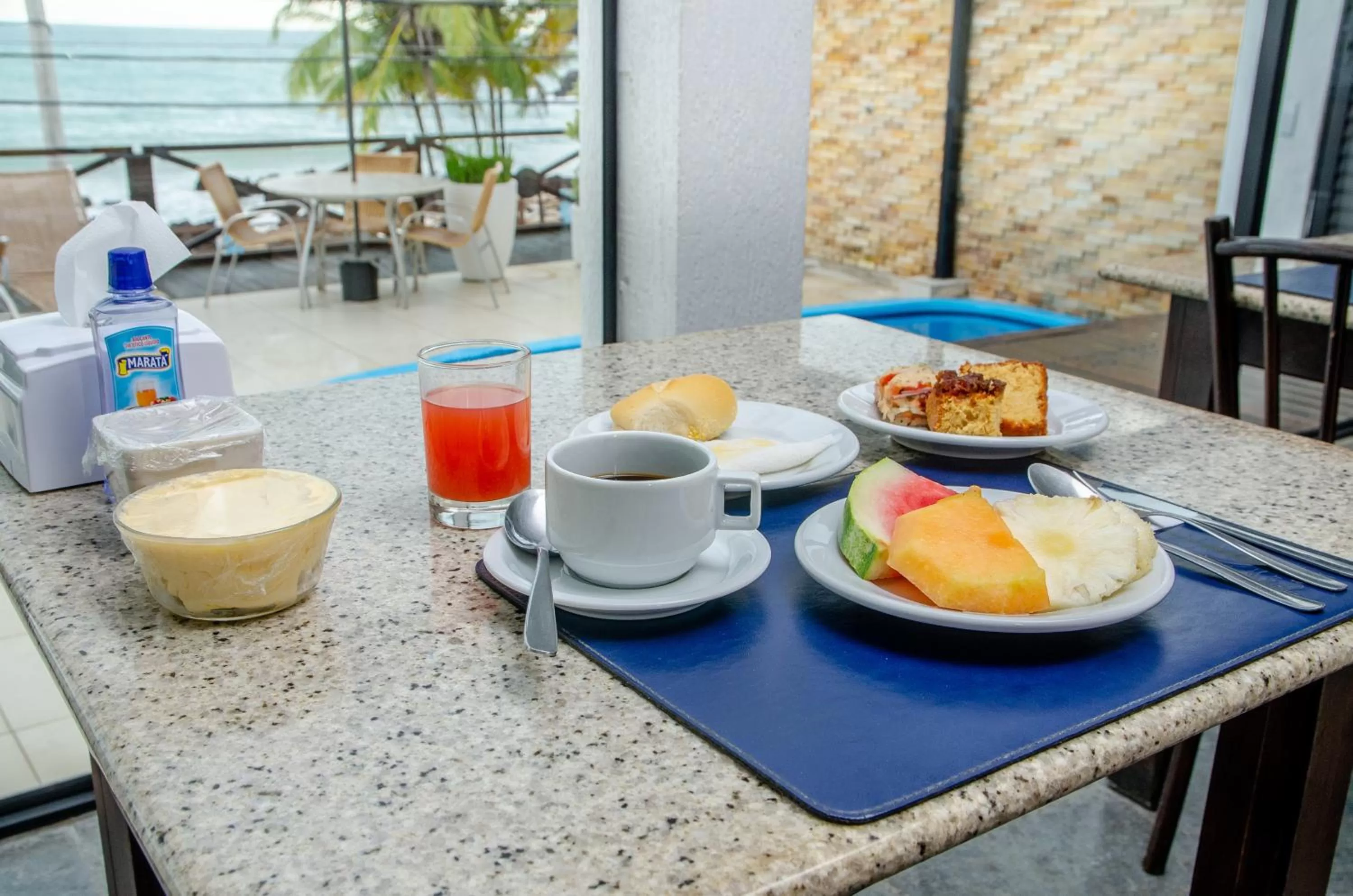 Breakfast in La Belle Beach Hotel