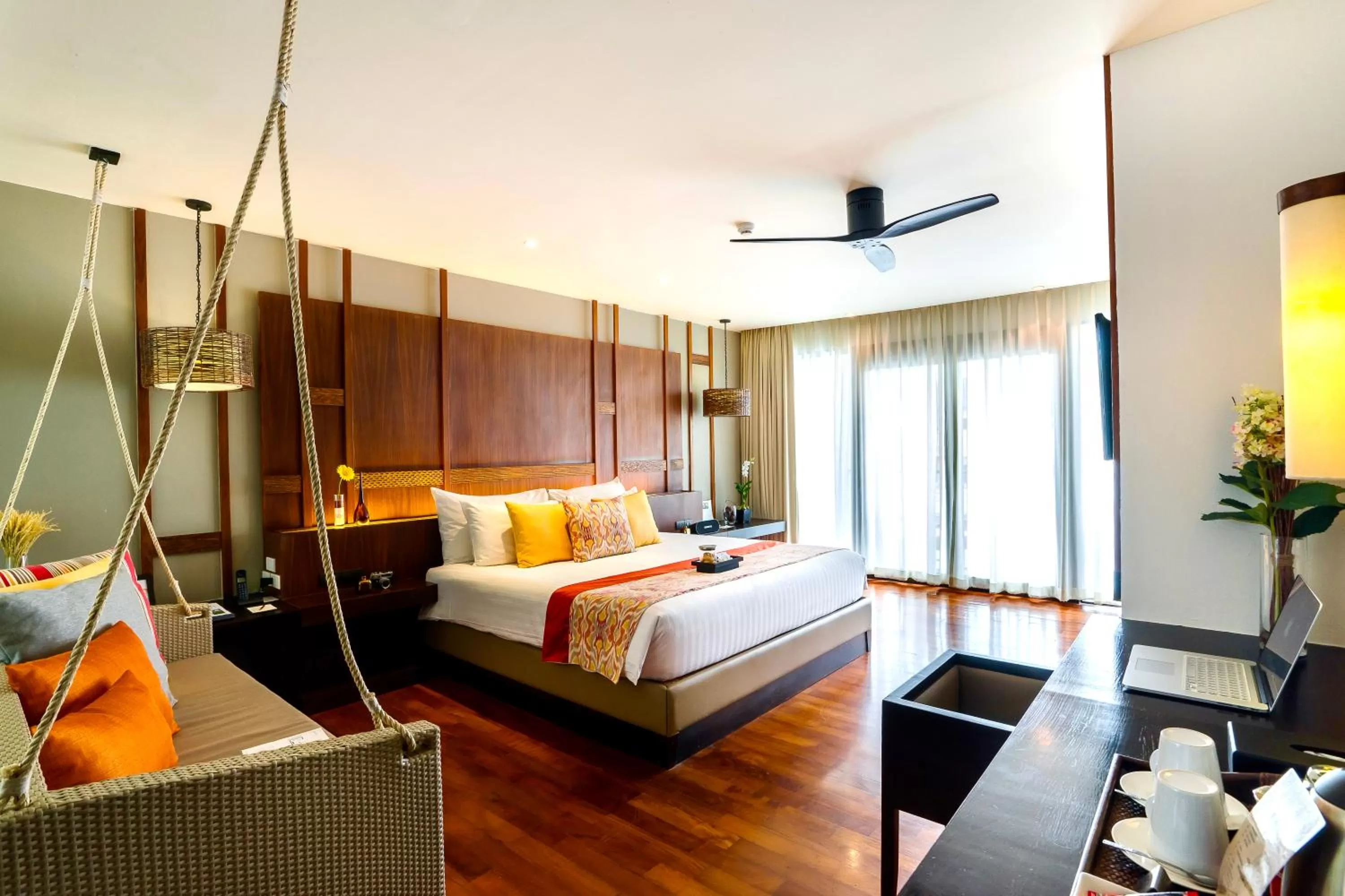 Photo of the whole room, Bed in The Rock Hua Hin Beachfront Spa Resort