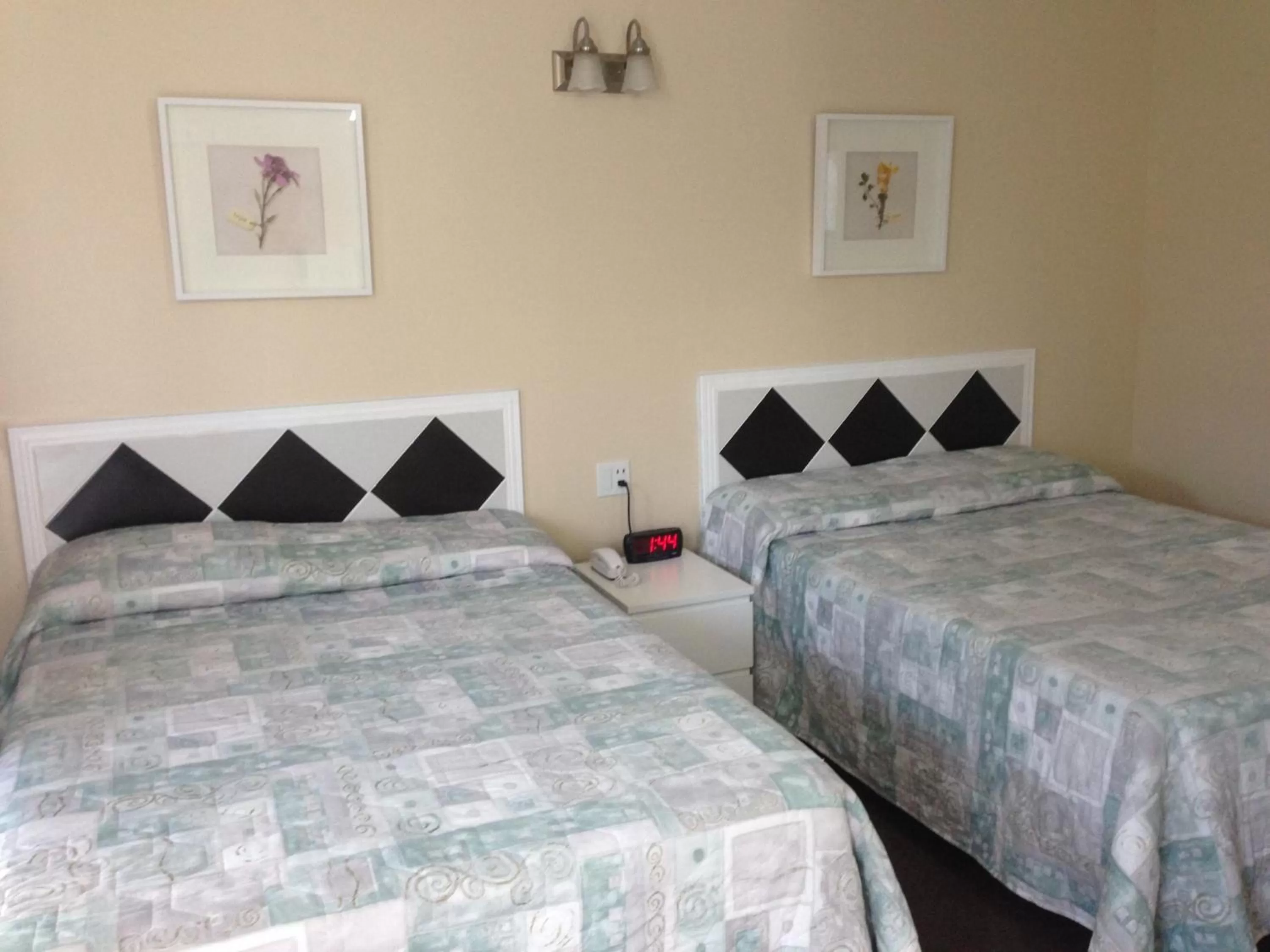 Bed in Davidson Motel