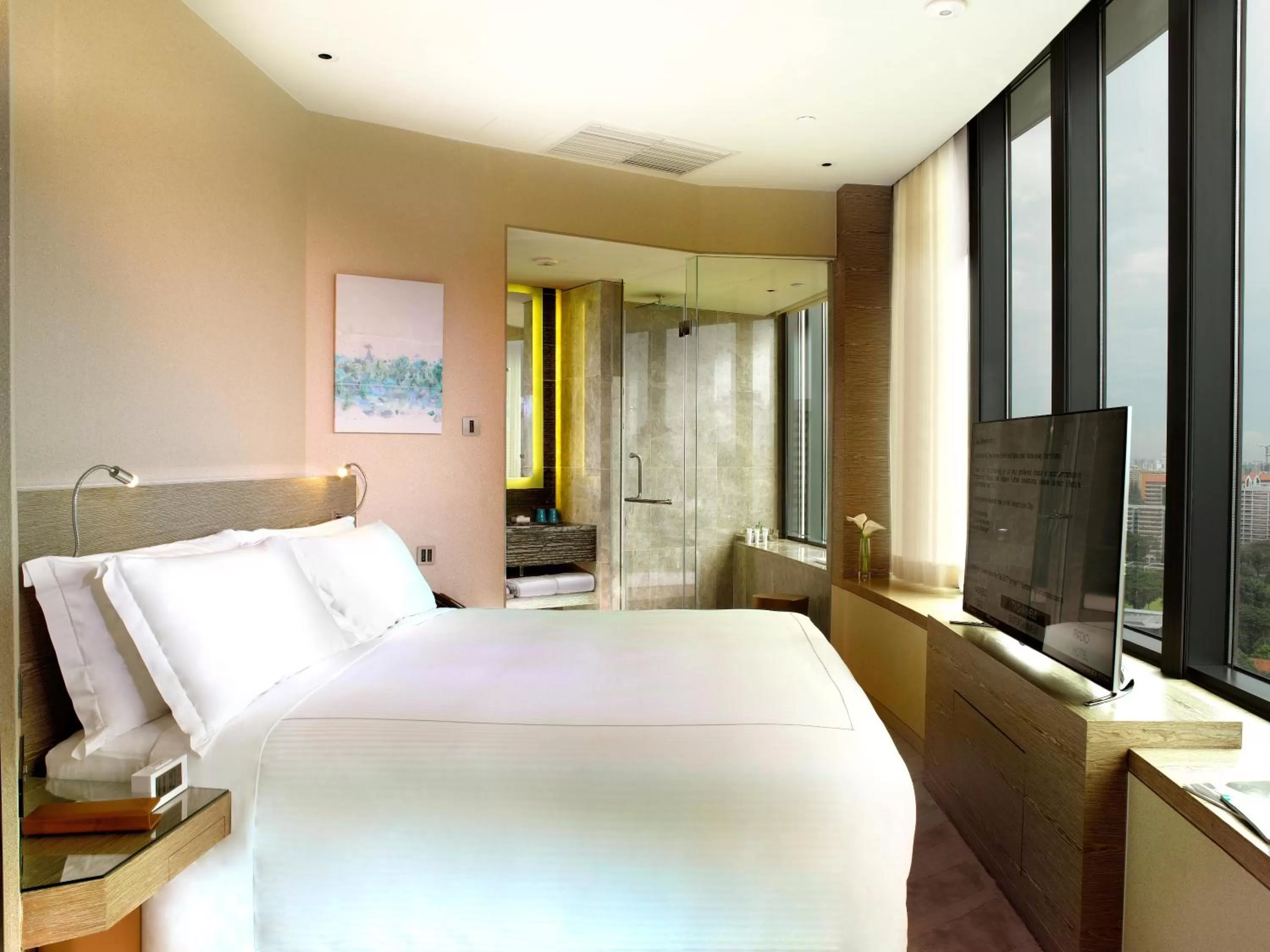 Shower, Bed in One Farrer Hotel