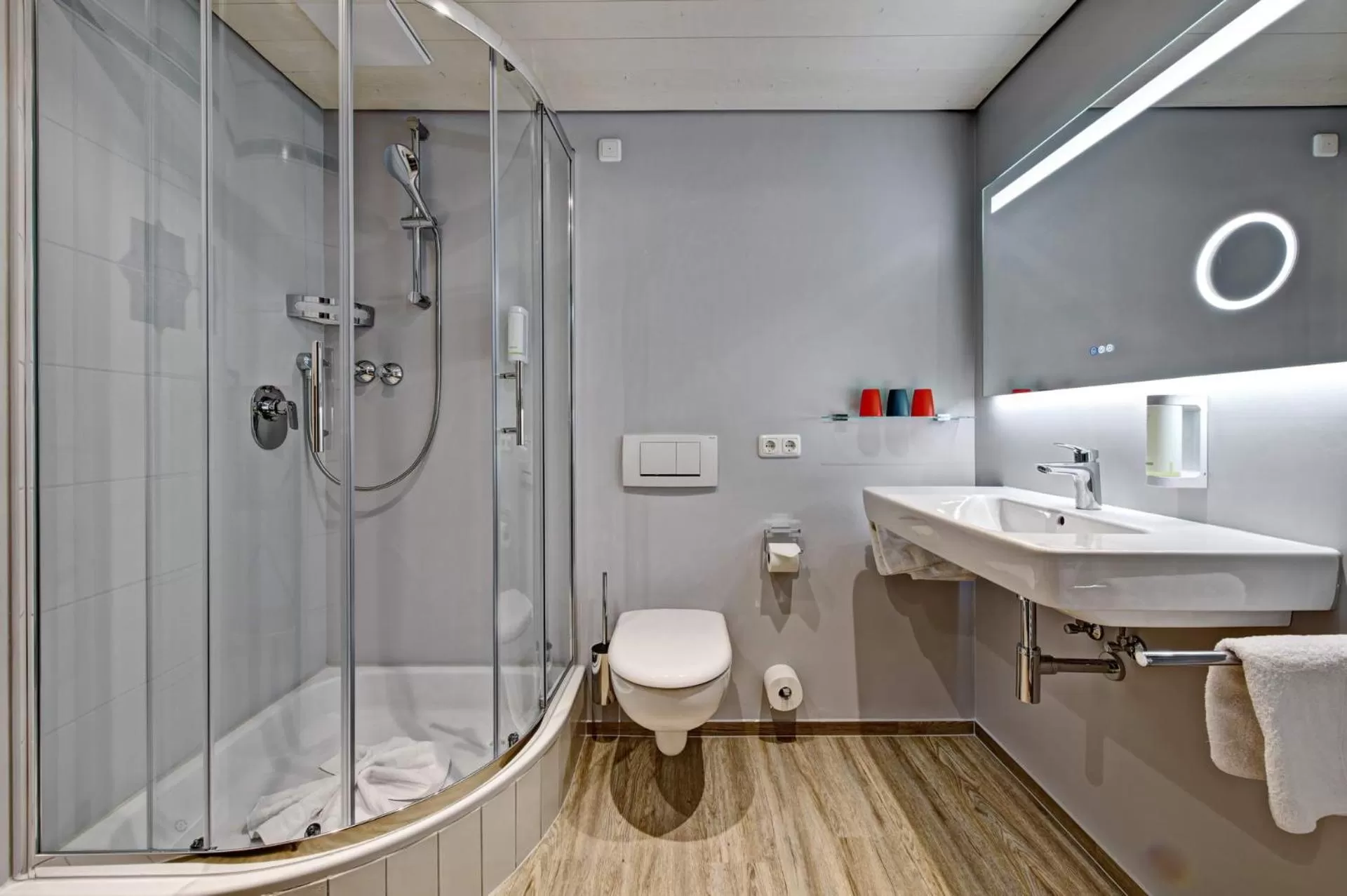 Bathroom in Allgäuer Panoramahotel