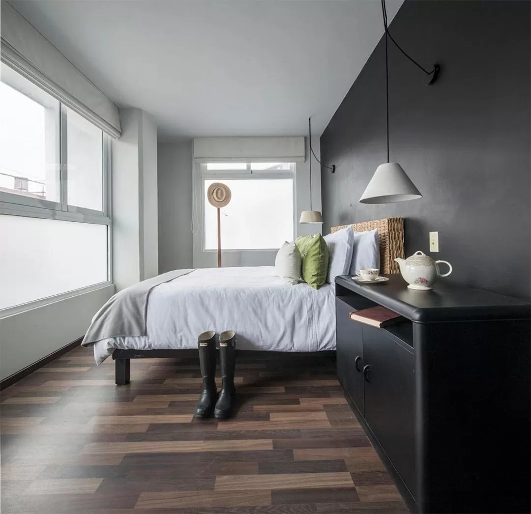 Bedroom, Bed in Lusitania Hotel Orizaba