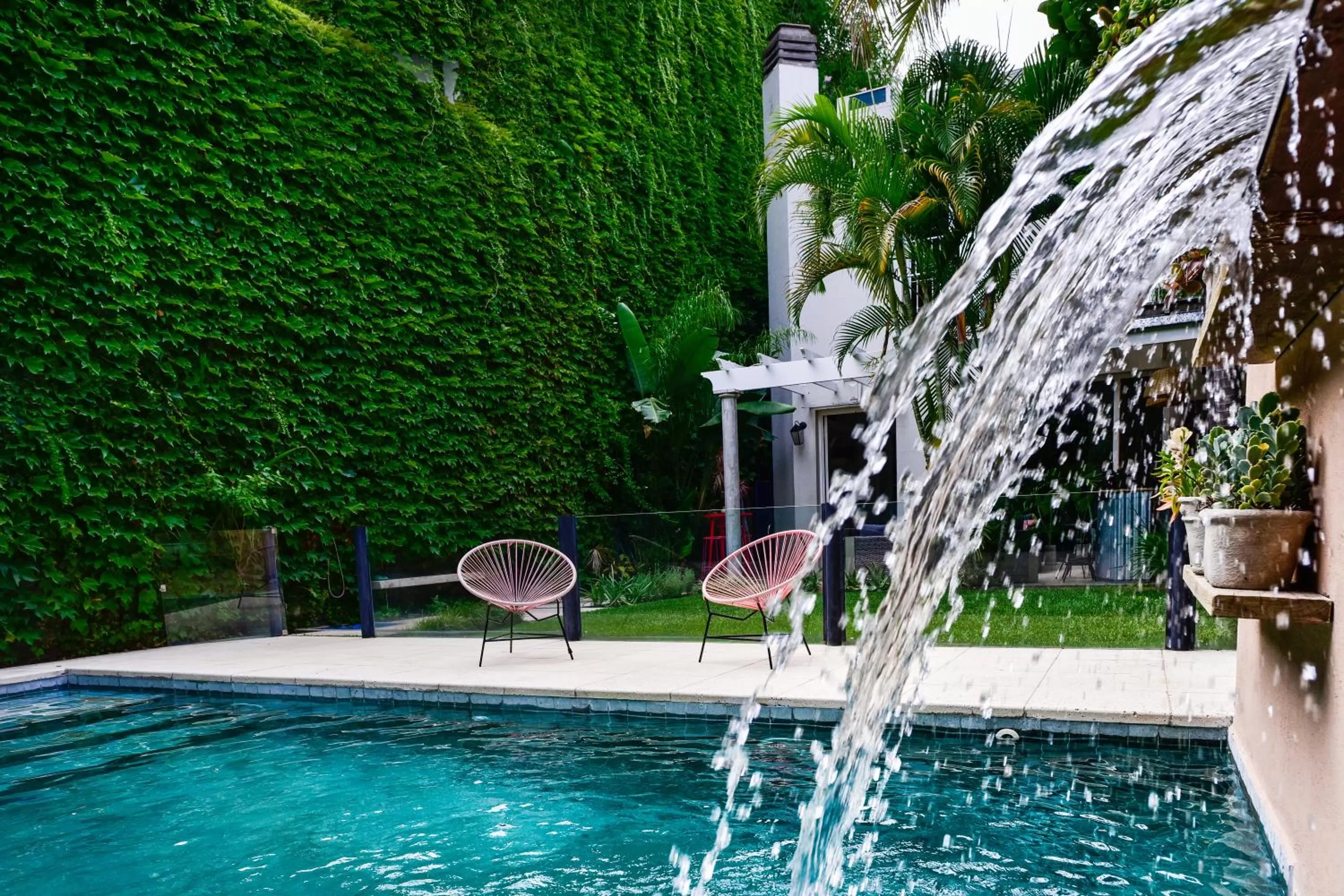 Garden, Swimming Pool in Casa Caravan - Plant Based Concept House