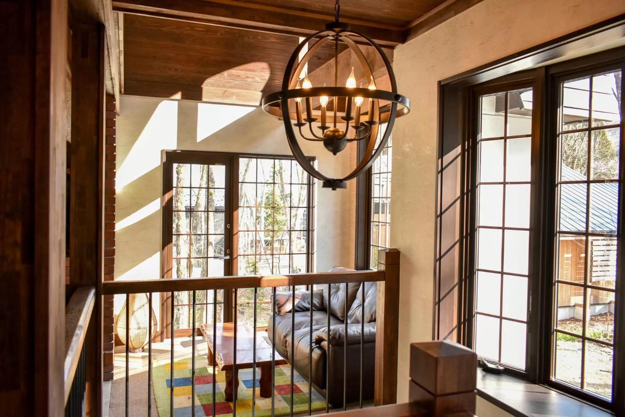 Seating area in Panketo Lodge & Yoga Studio