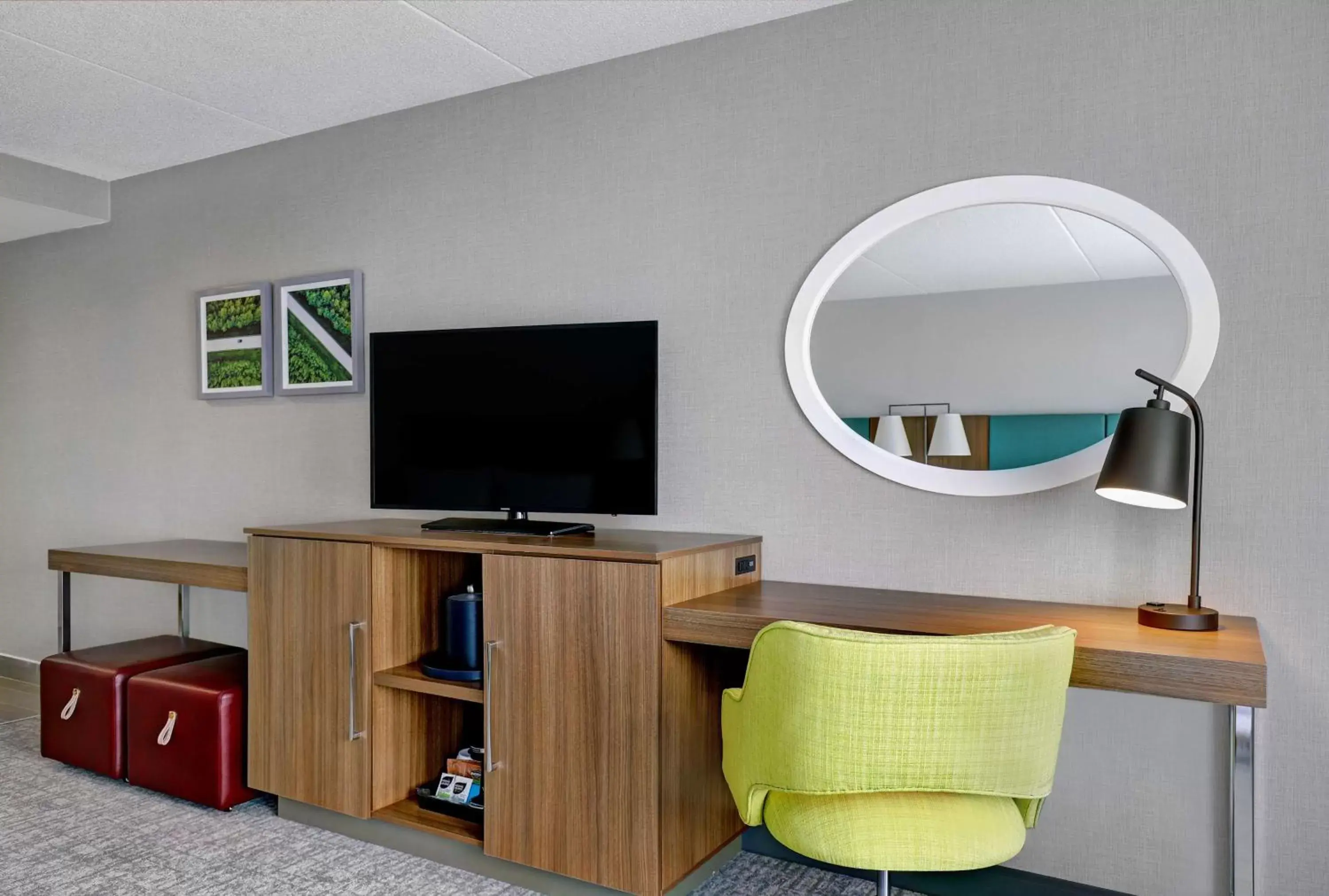 Queen Room with Two Queen Beds - Mobility/Hearing Accessible - Non-Smoking in Hampton Inn & Suites Belleville Queen Room with Two Queen Beds - Mobility/Hearing Accessible - Non-Smoking in Hampton Inn & Suites Belleville