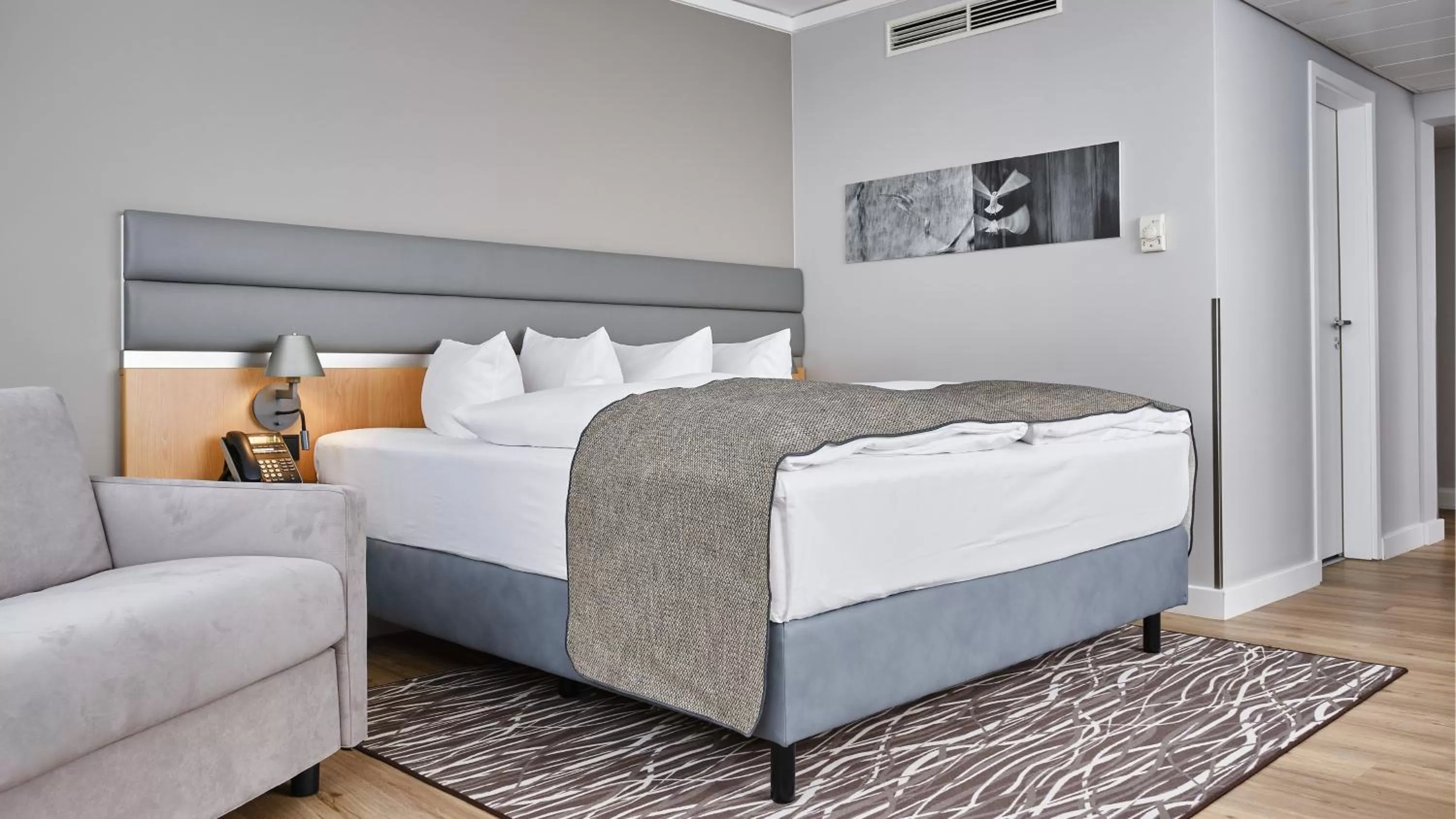 Photo of the whole room, Bed in Holiday Inn Berlin Airport - Conference Centre by IHG