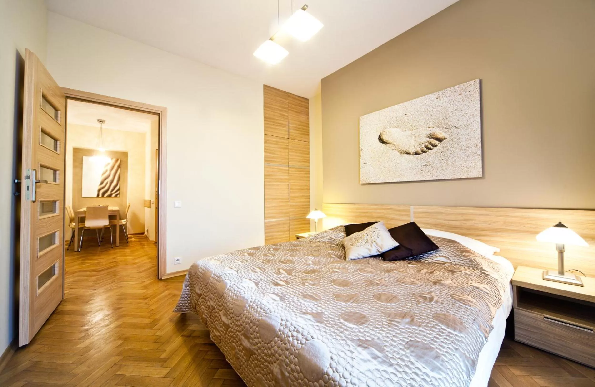 Photo of the whole room, Bed in 4Seasons﻿ Apartments Cracow