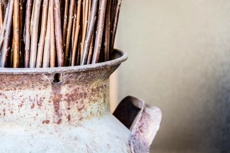 Decorative detail in Rustlers Lodge