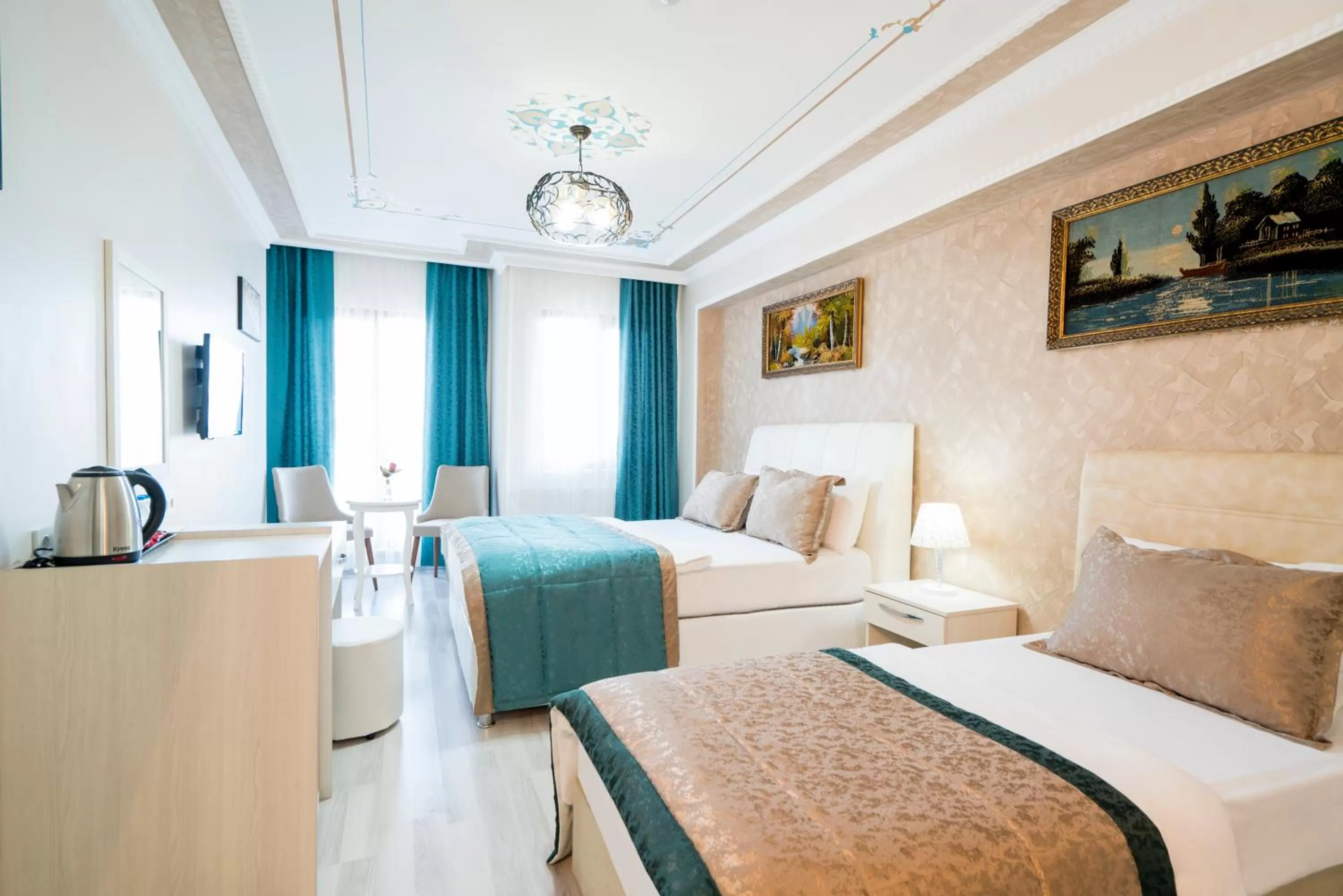 Decorative detail, Bed in ATAM HOTEL