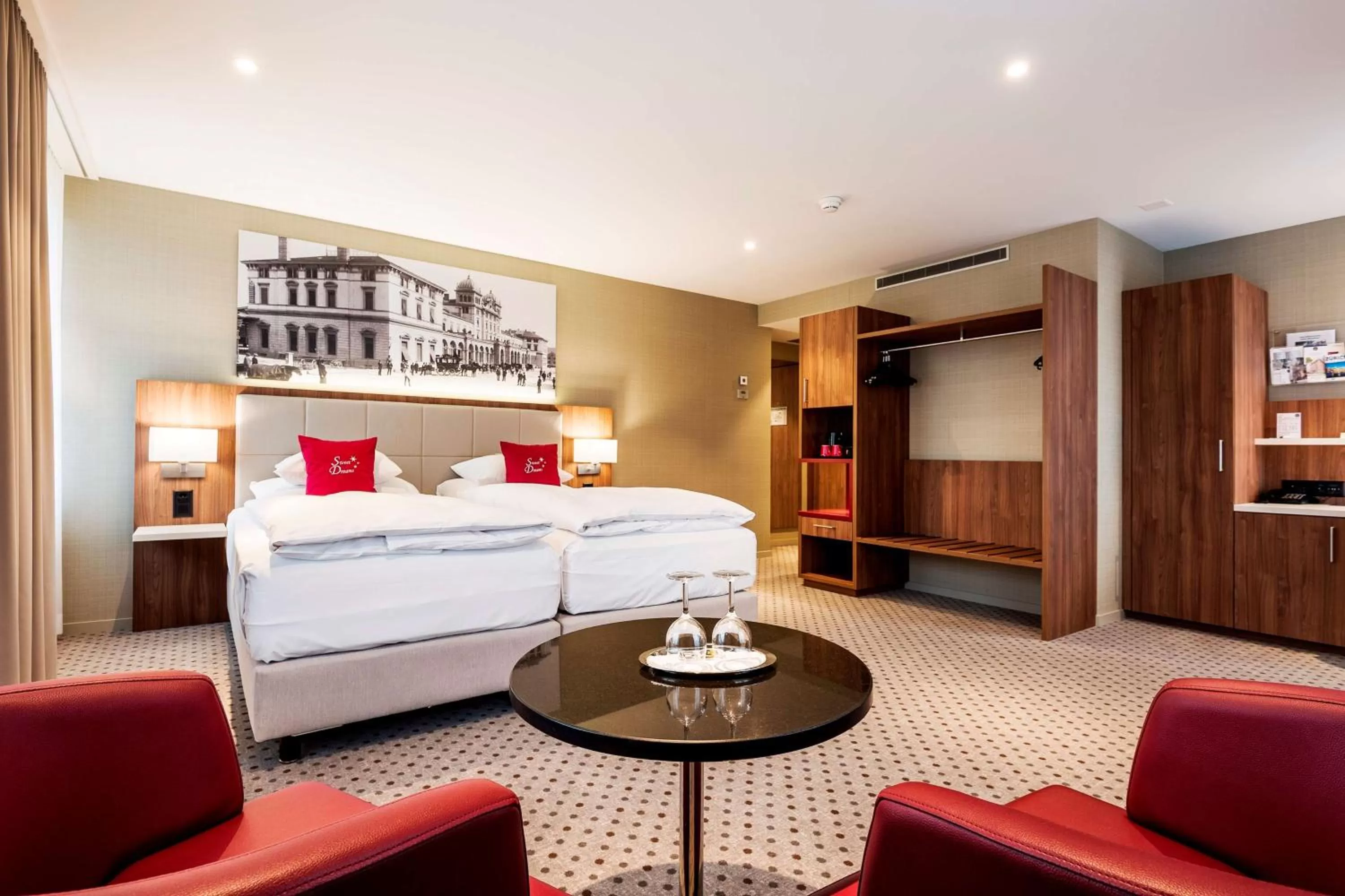 Photo of the whole room, Bed in Hotel Wartmann am Bahnhof