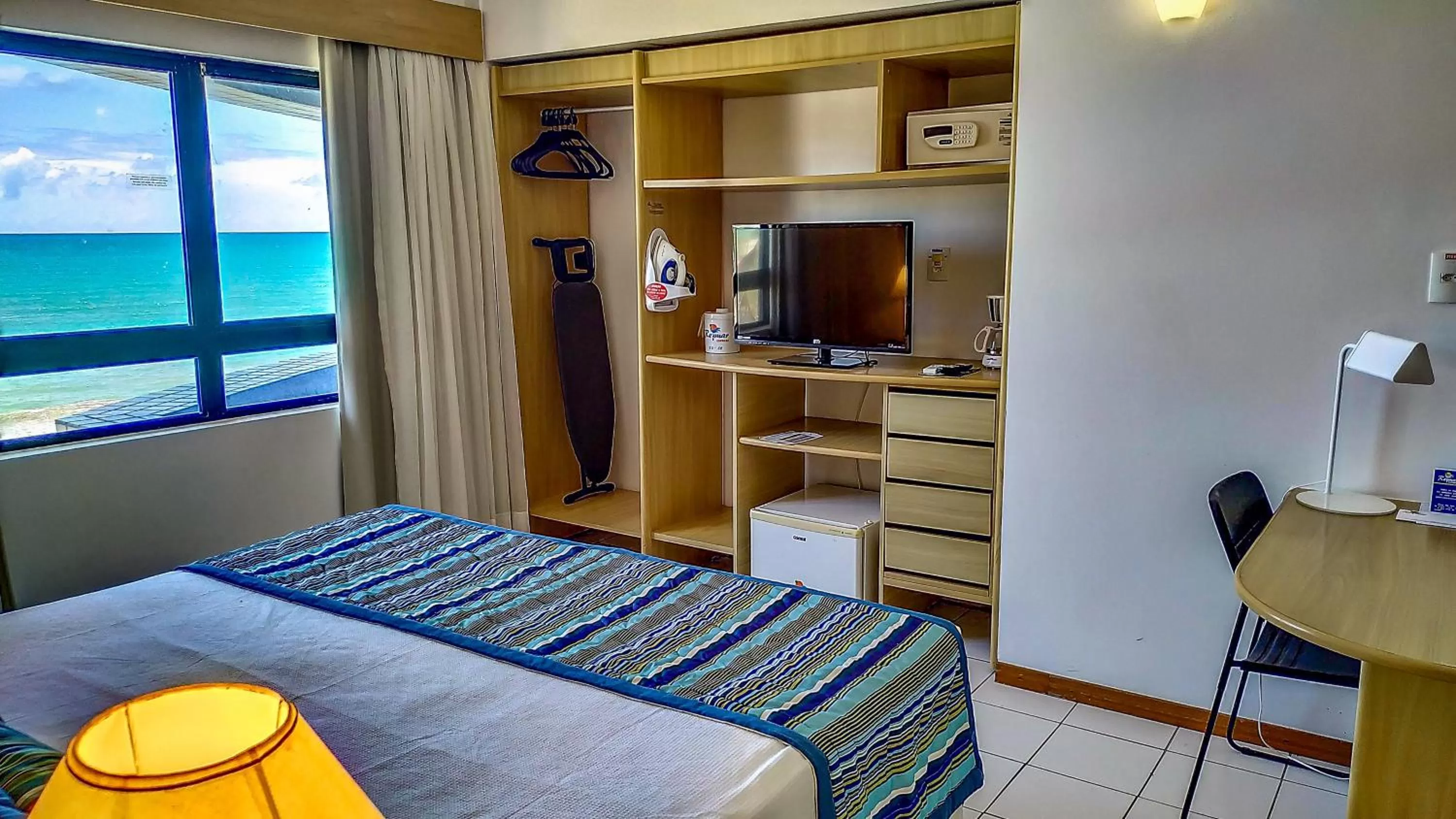 Bed in Reymar Hotel Maceió