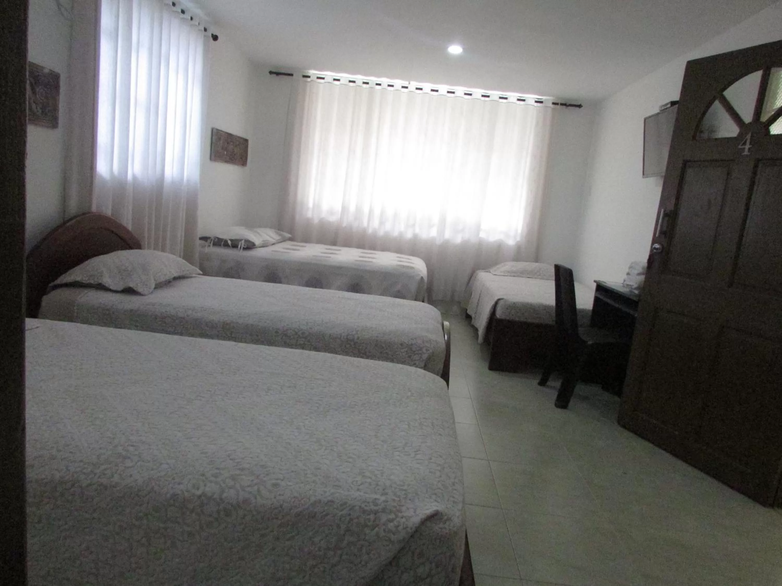 Bed in Posada Hostal Miss Marlly