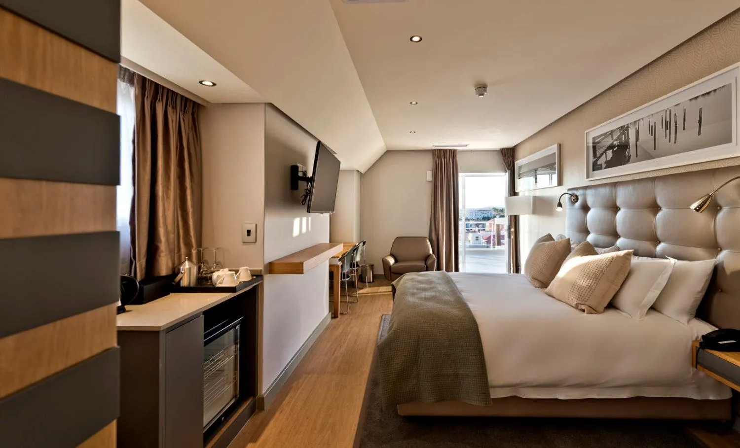 Bed in Krystal Beach Hotel