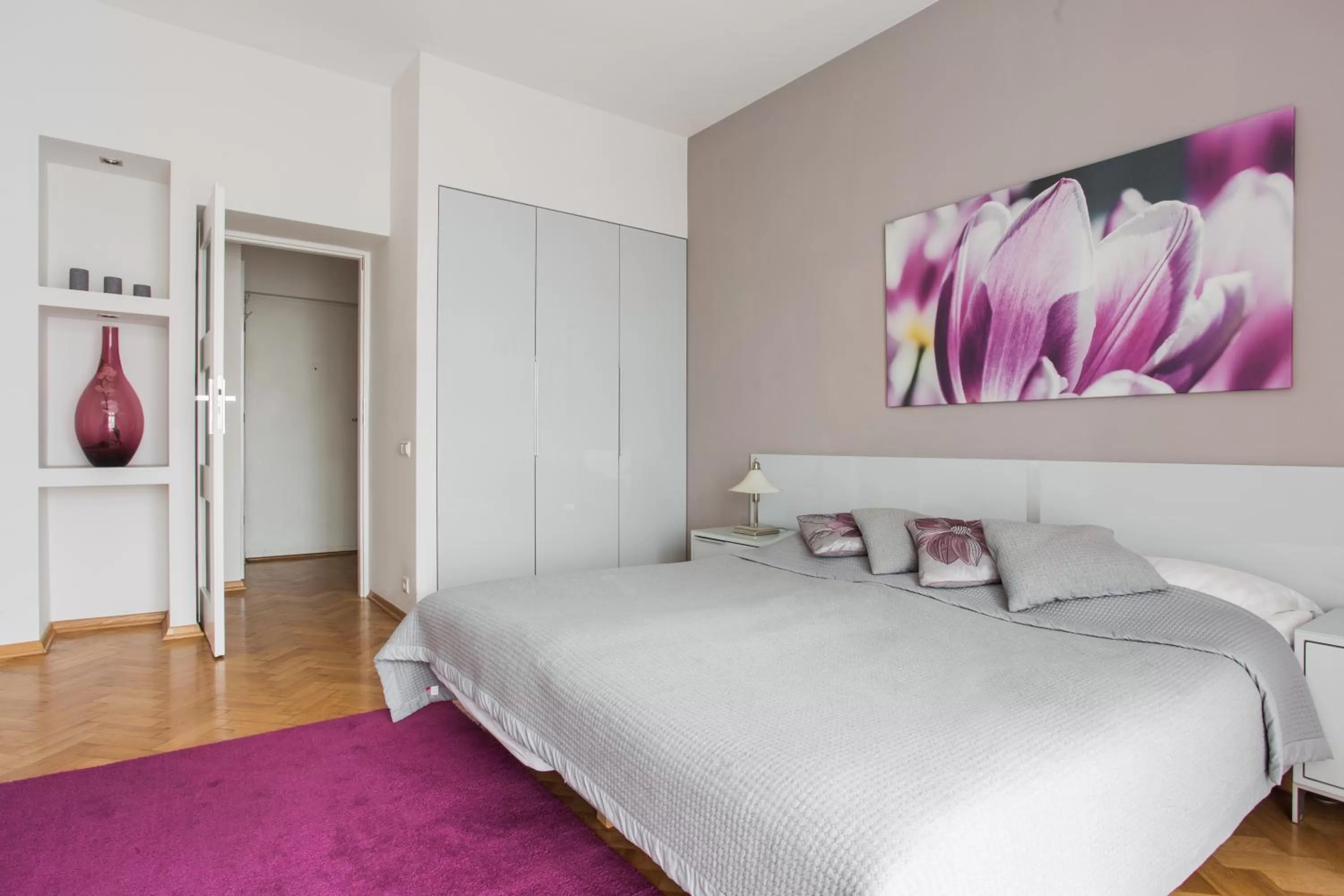 Bedroom, Bed in 4Seasons﻿ Apartments Cracow