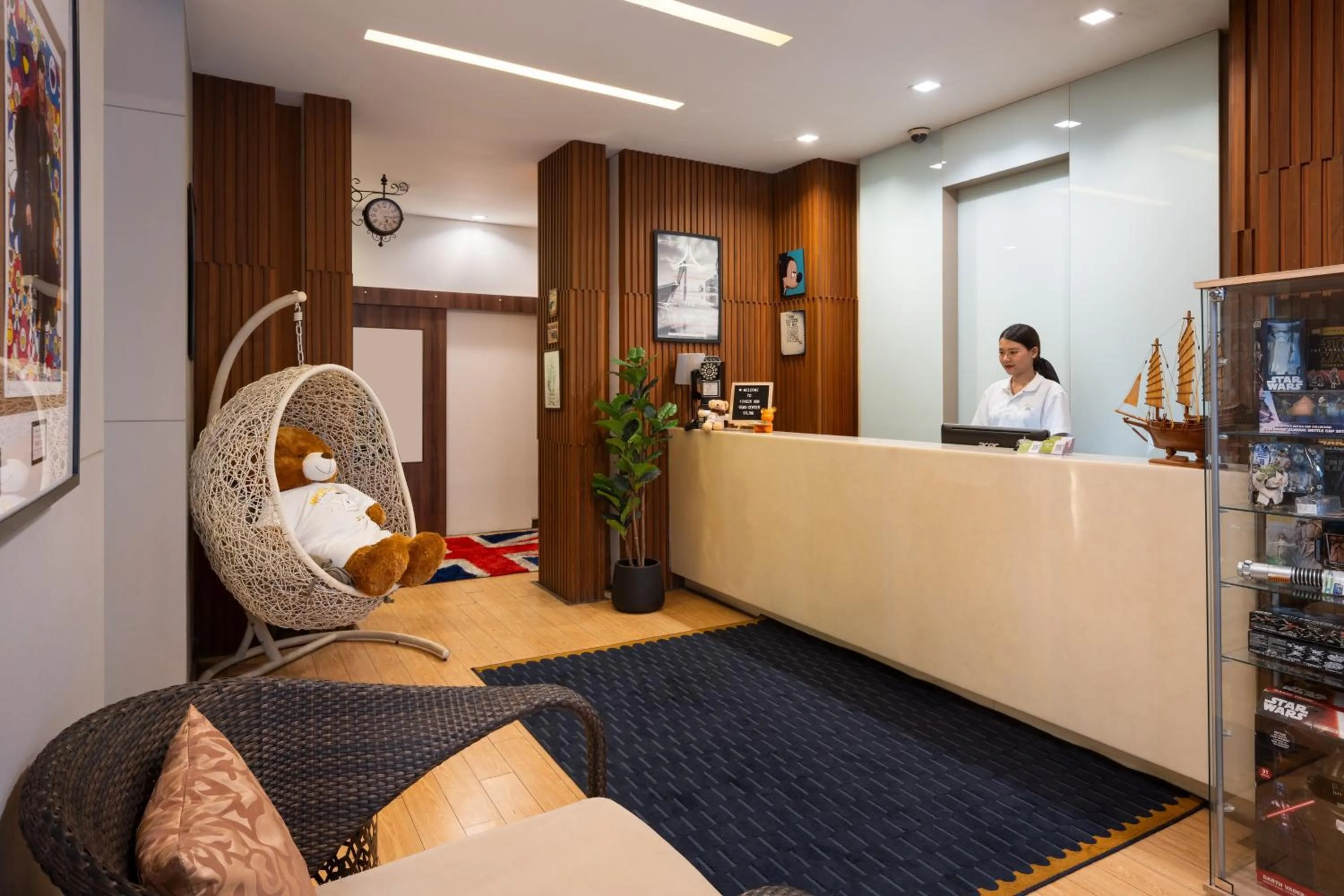Lobby or reception in iCheck inn Gems Center Silom
