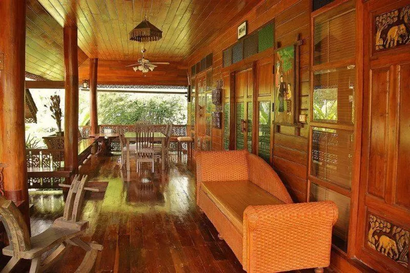 Patio in Cozy Garden Resort