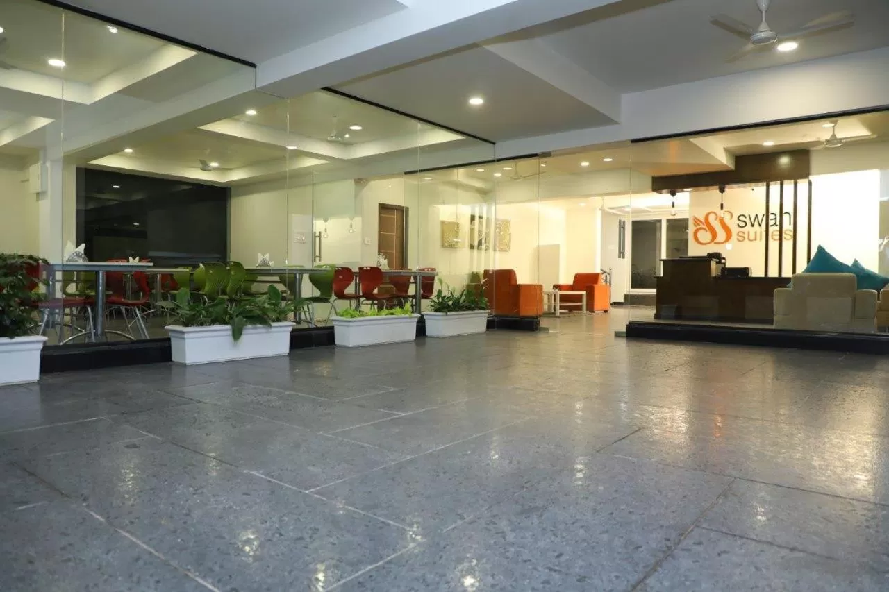 Lobby or reception in SwanSuites Gachibowli