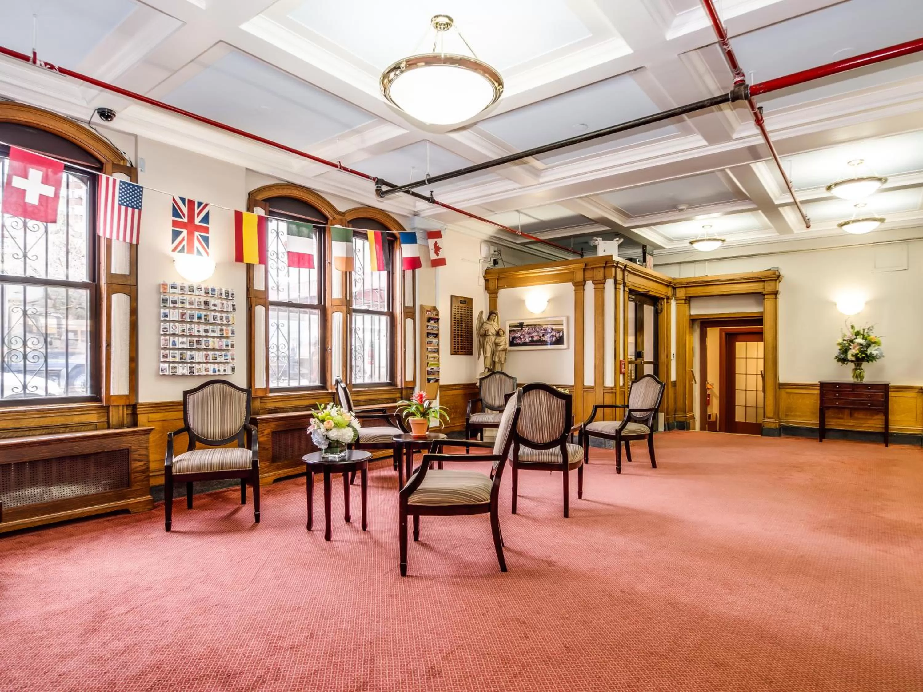 Decorative detail in Leo House