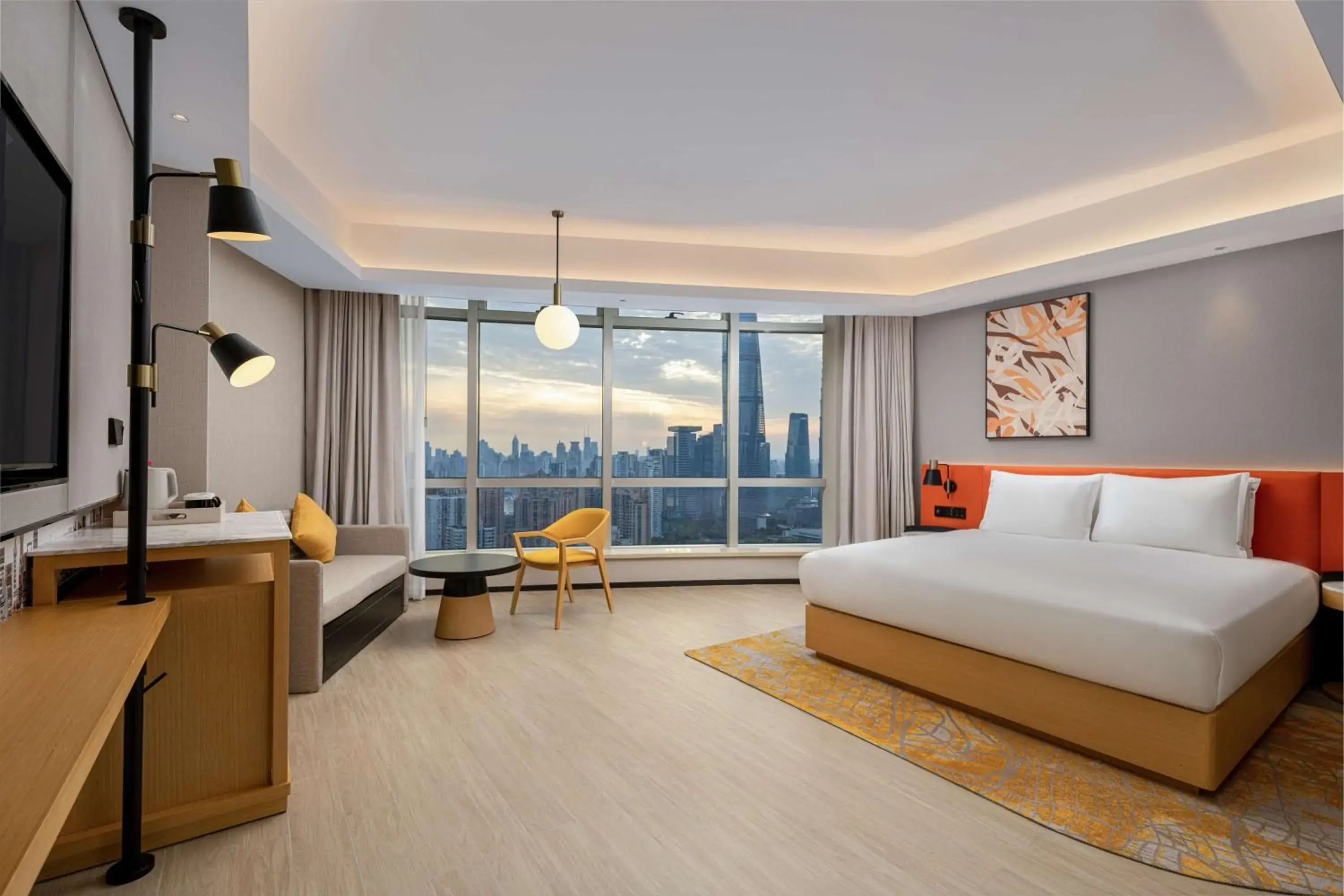 Deluxe King Room in Hilton Garden Inn Shanghai Lujiazui Deluxe King Room in Hilton Garden Inn Shanghai Lujiazui