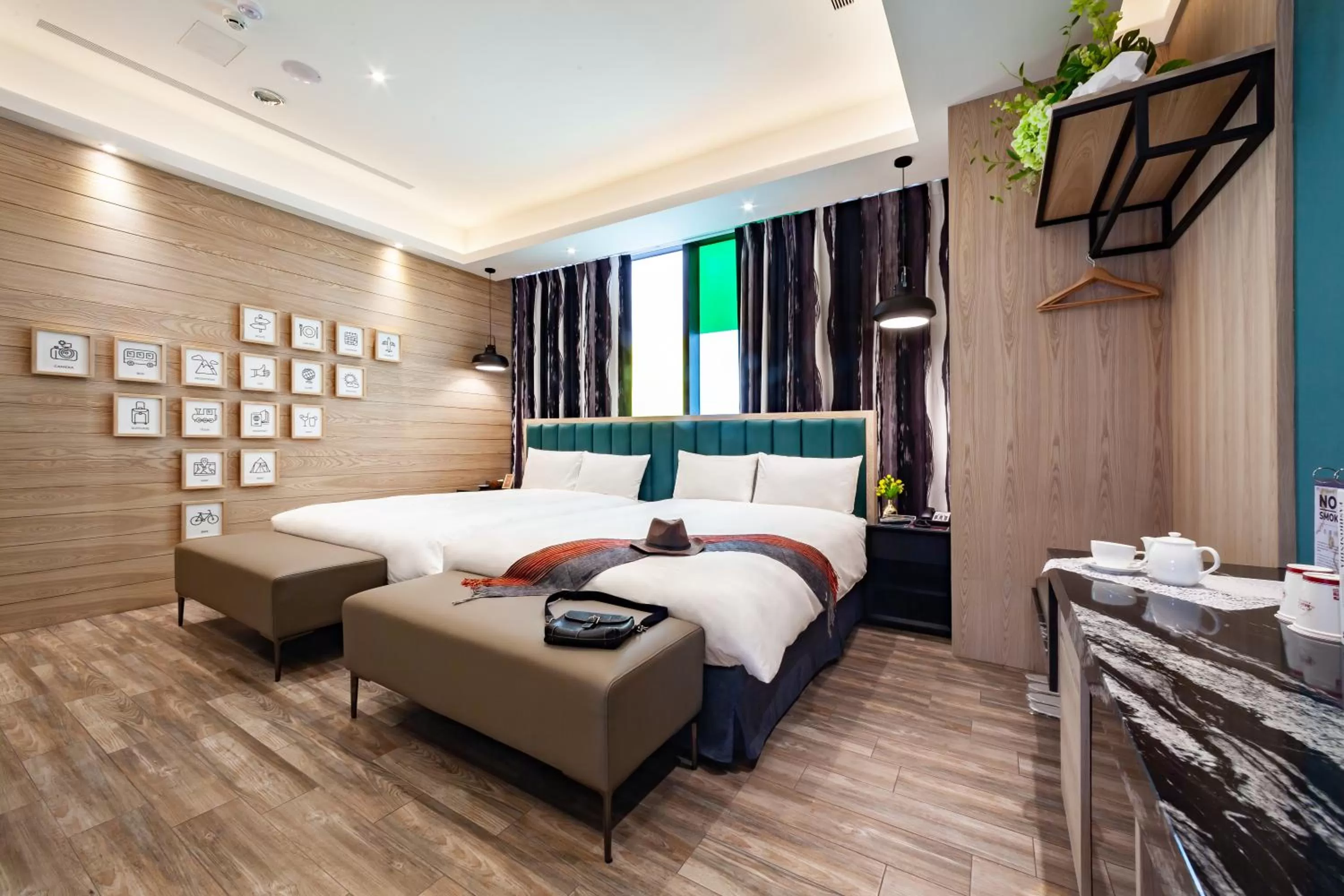 Photo of the whole room, Bed in Norway Forest Motel - Wen Chuang Branch