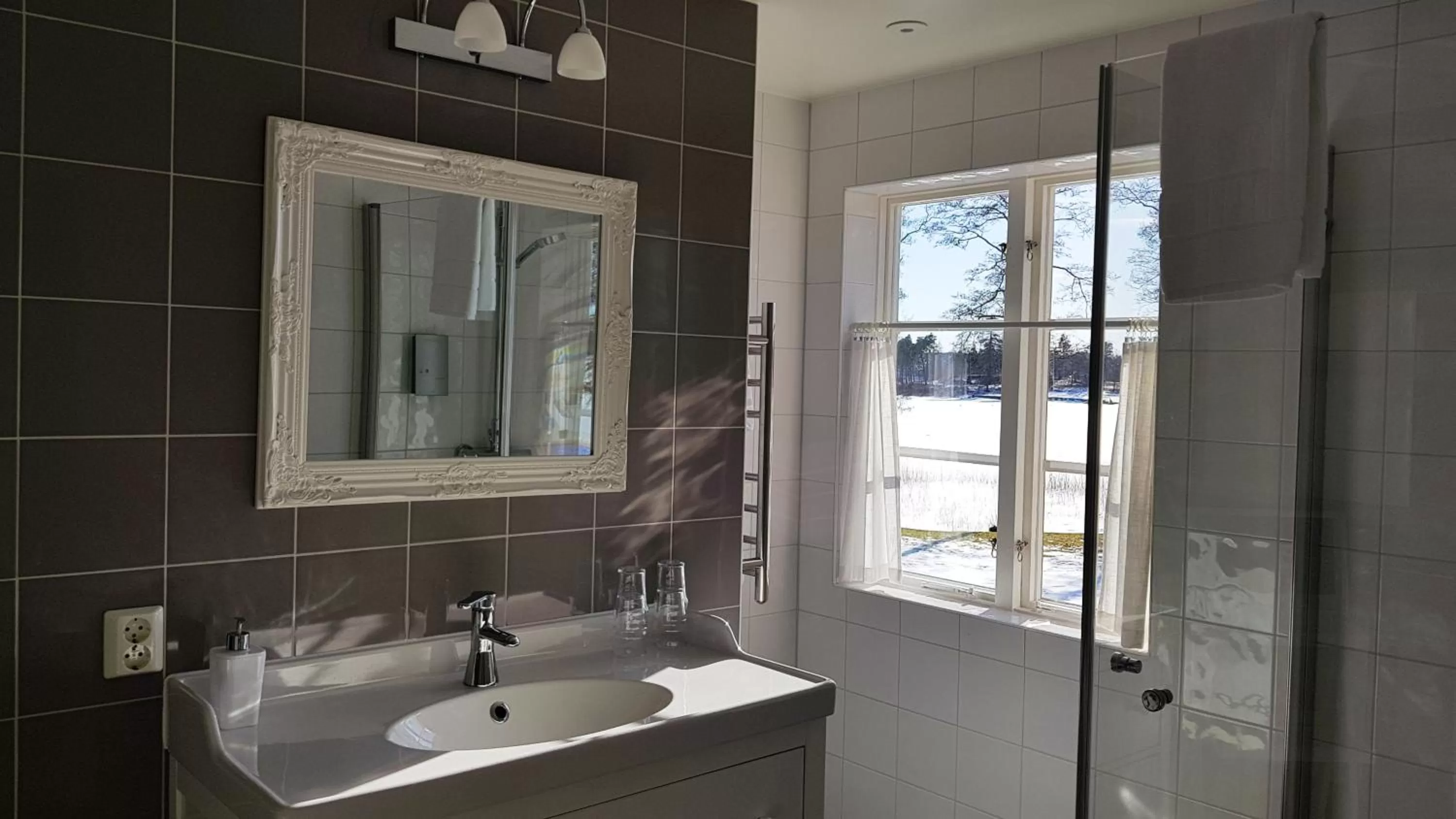 Bathroom in Hotell Grönfeltsgården