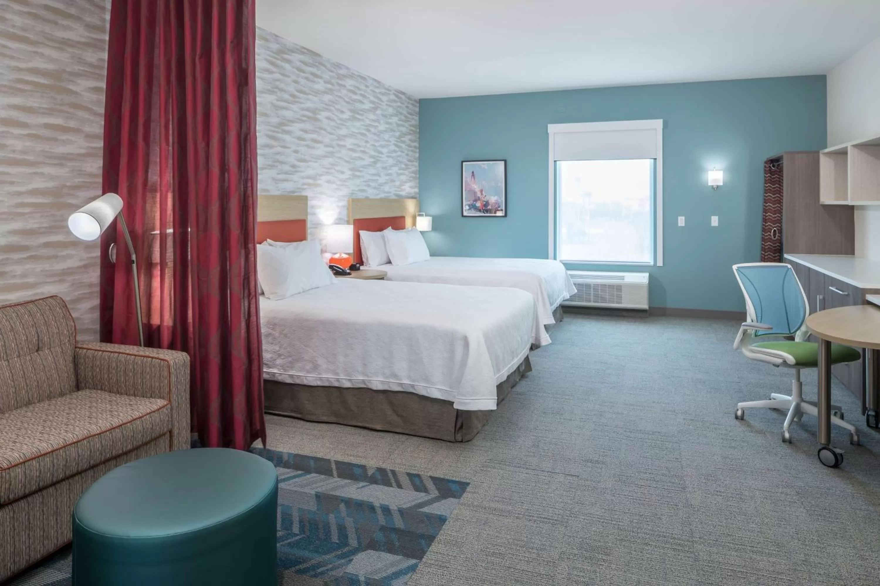 Bedroom, Bed in Home2 Suites By Hilton Cape Canaveral Cruise Port