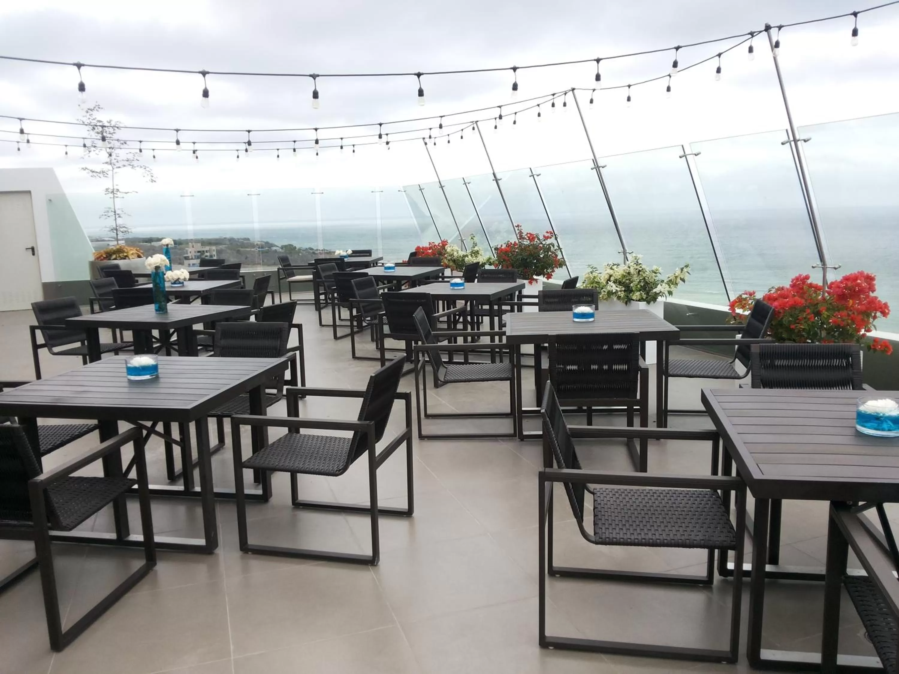 Balcony/Terrace, Restaurant/Places to Eat in Hotel Poseidon