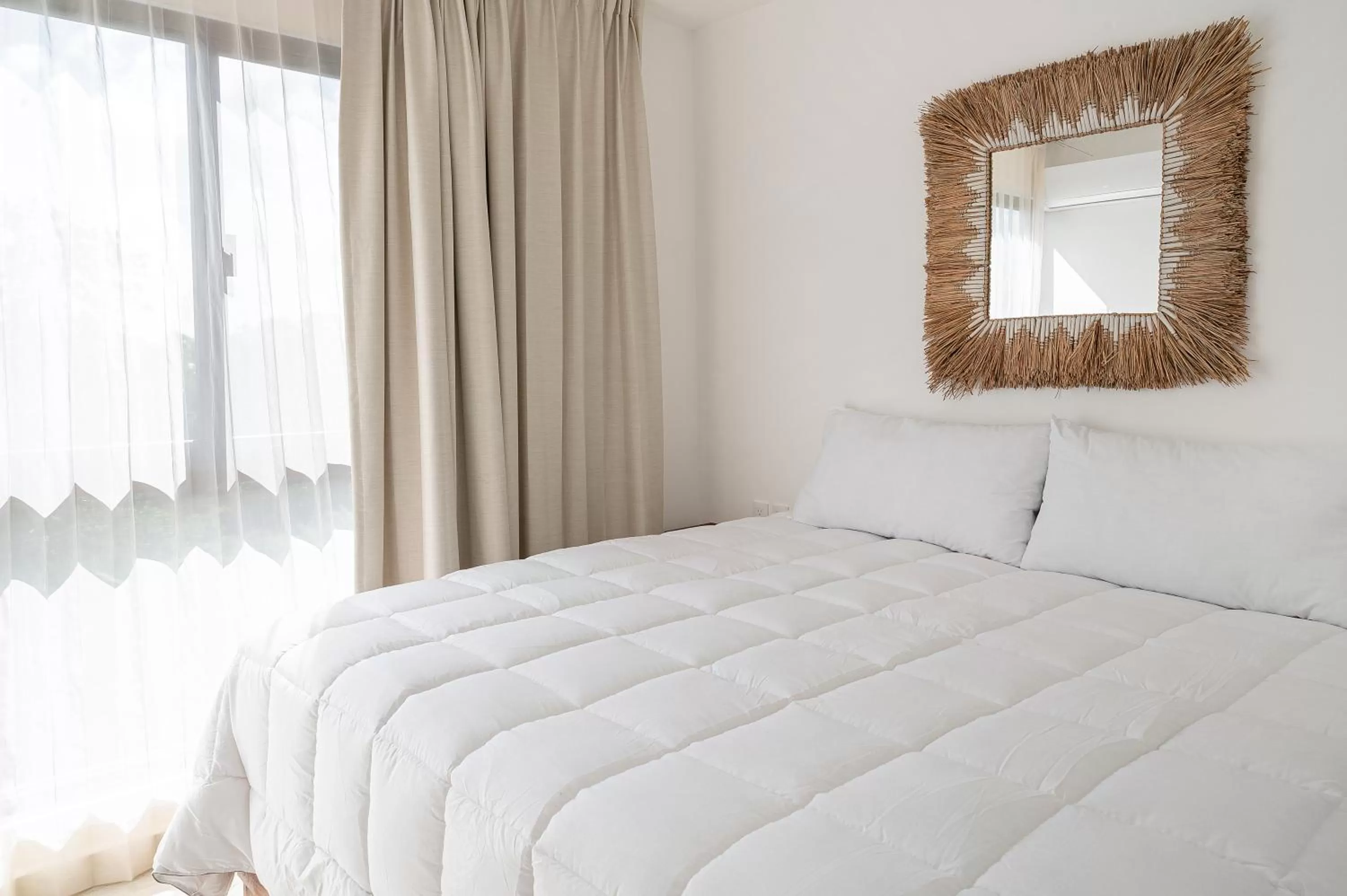 Bed in Apartment and Penthouse Blue Luxury Kukulkan Tulum