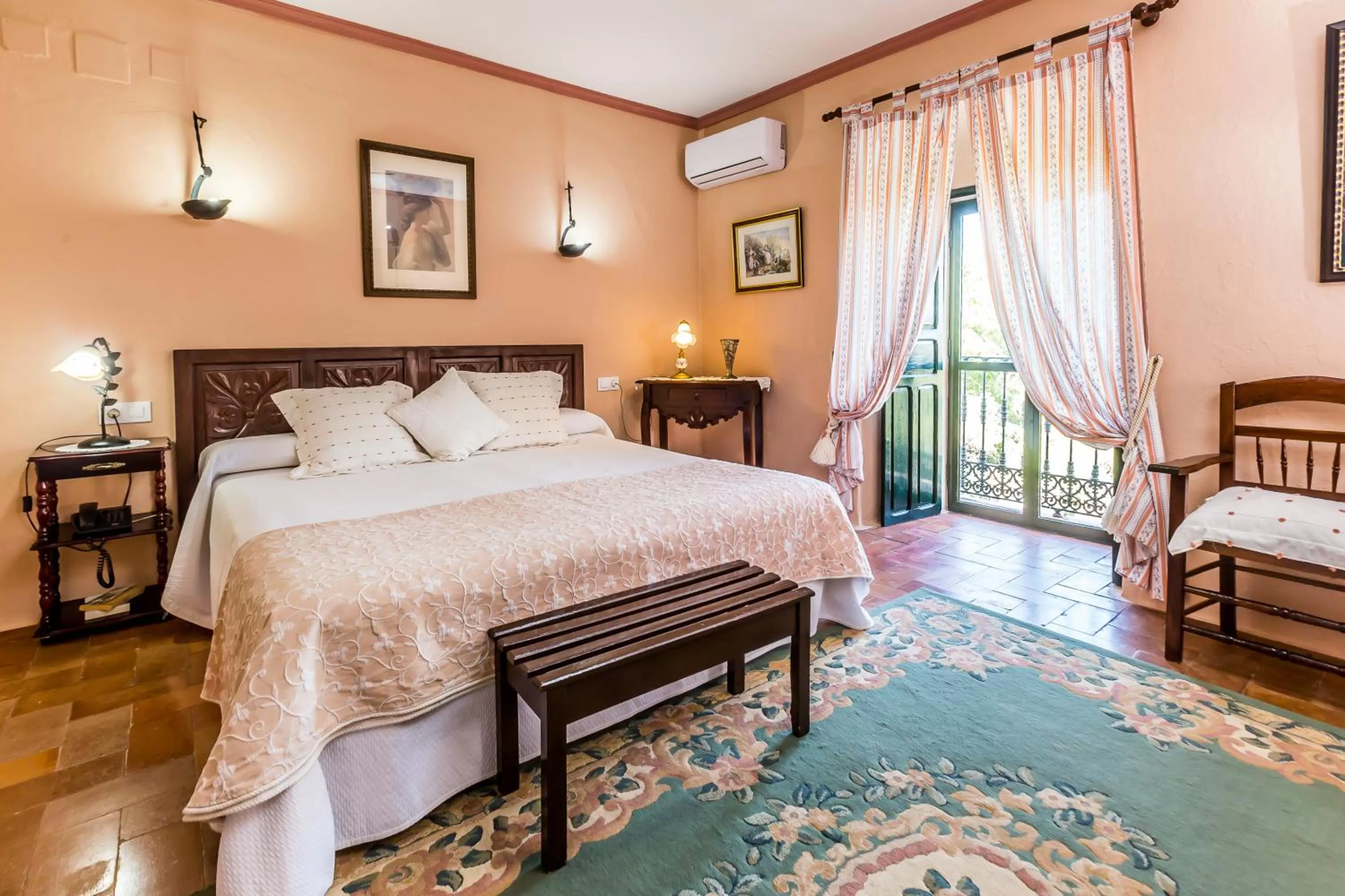 Bed in Hacienda El Santiscal