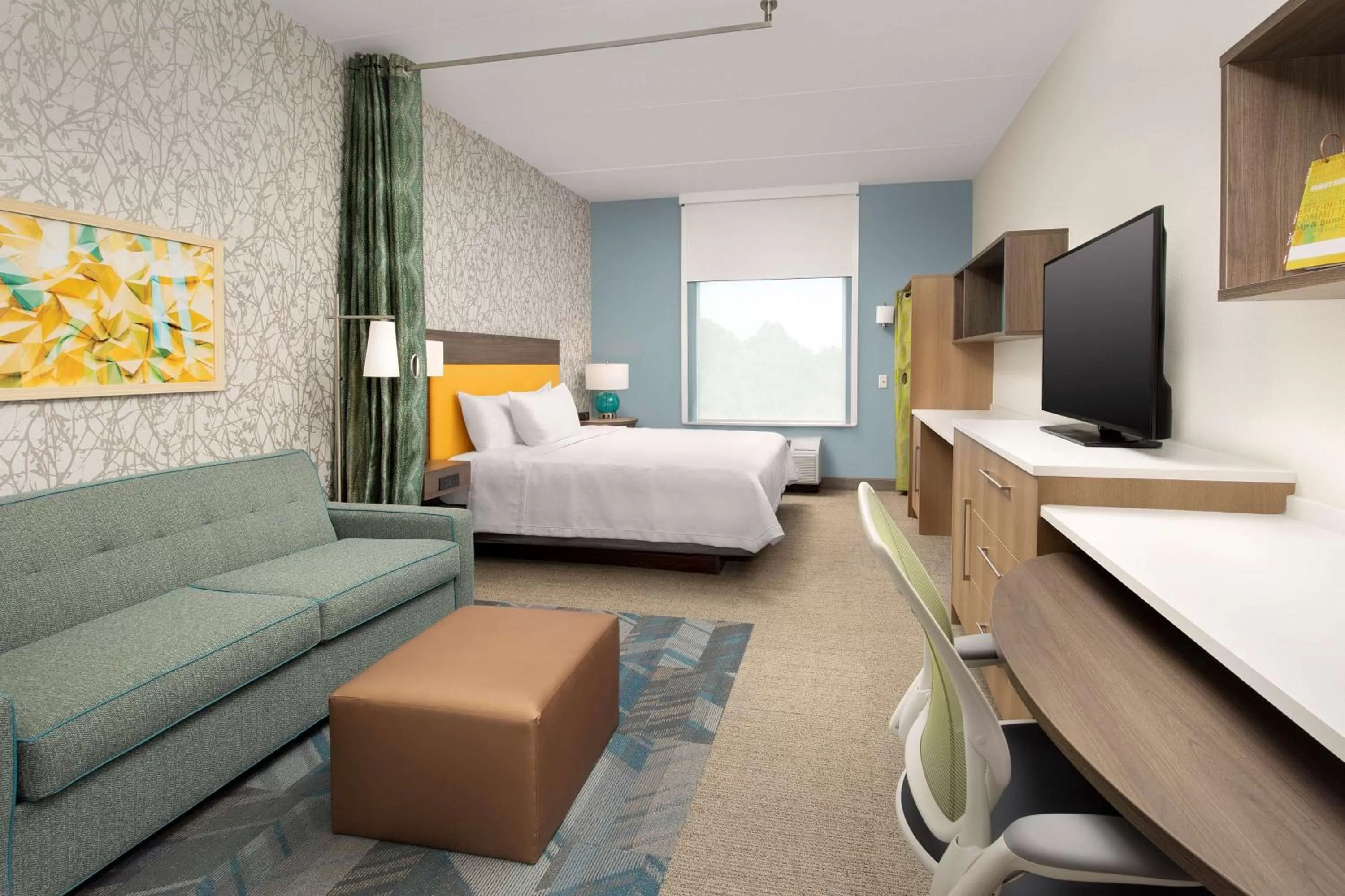 Bedroom, Bed in Home2 Suites By Hilton St. Augustine I-95