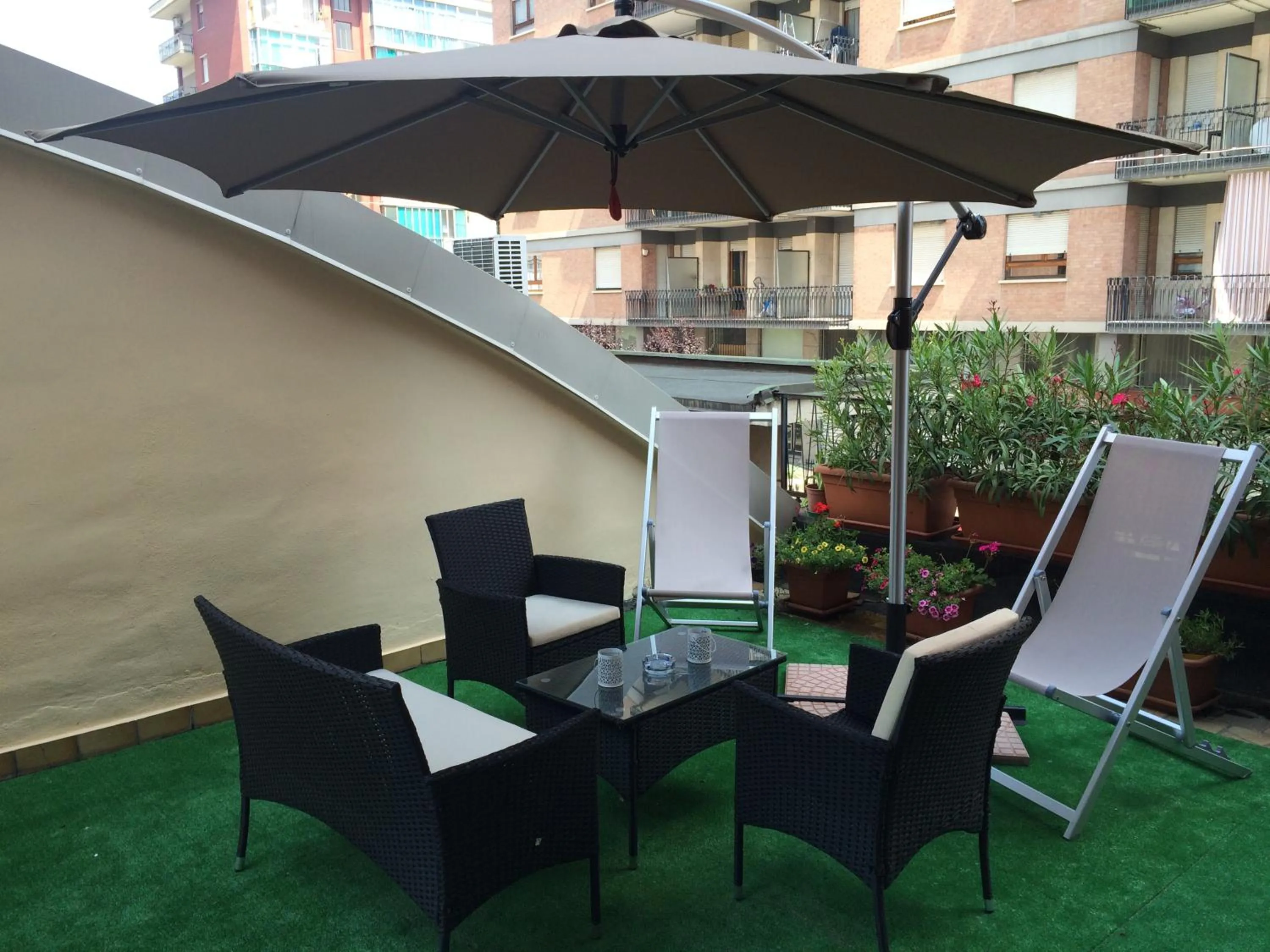 Patio in Hotel Parco Fiera