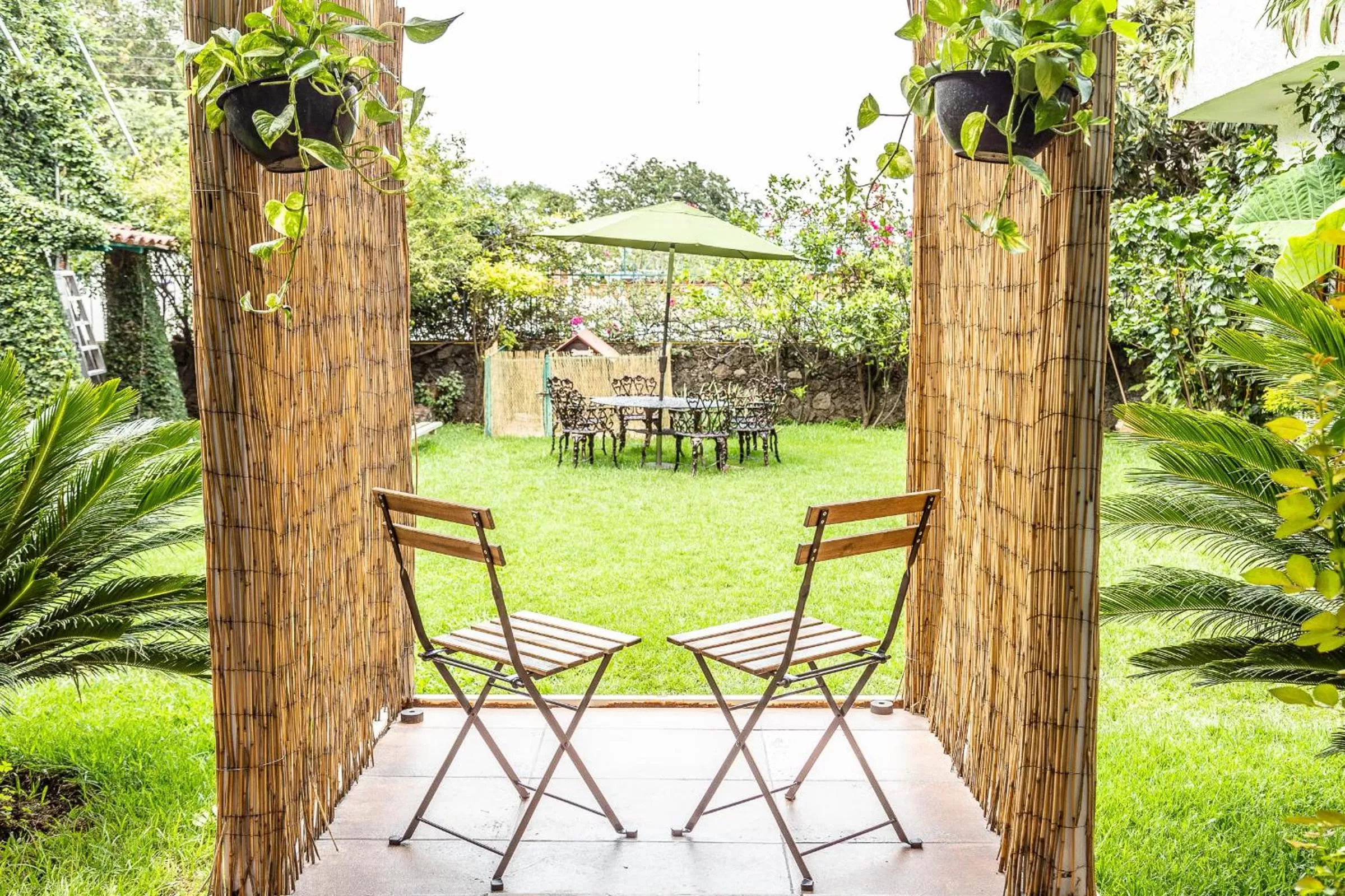 Garden view in Colibrí Turquesa