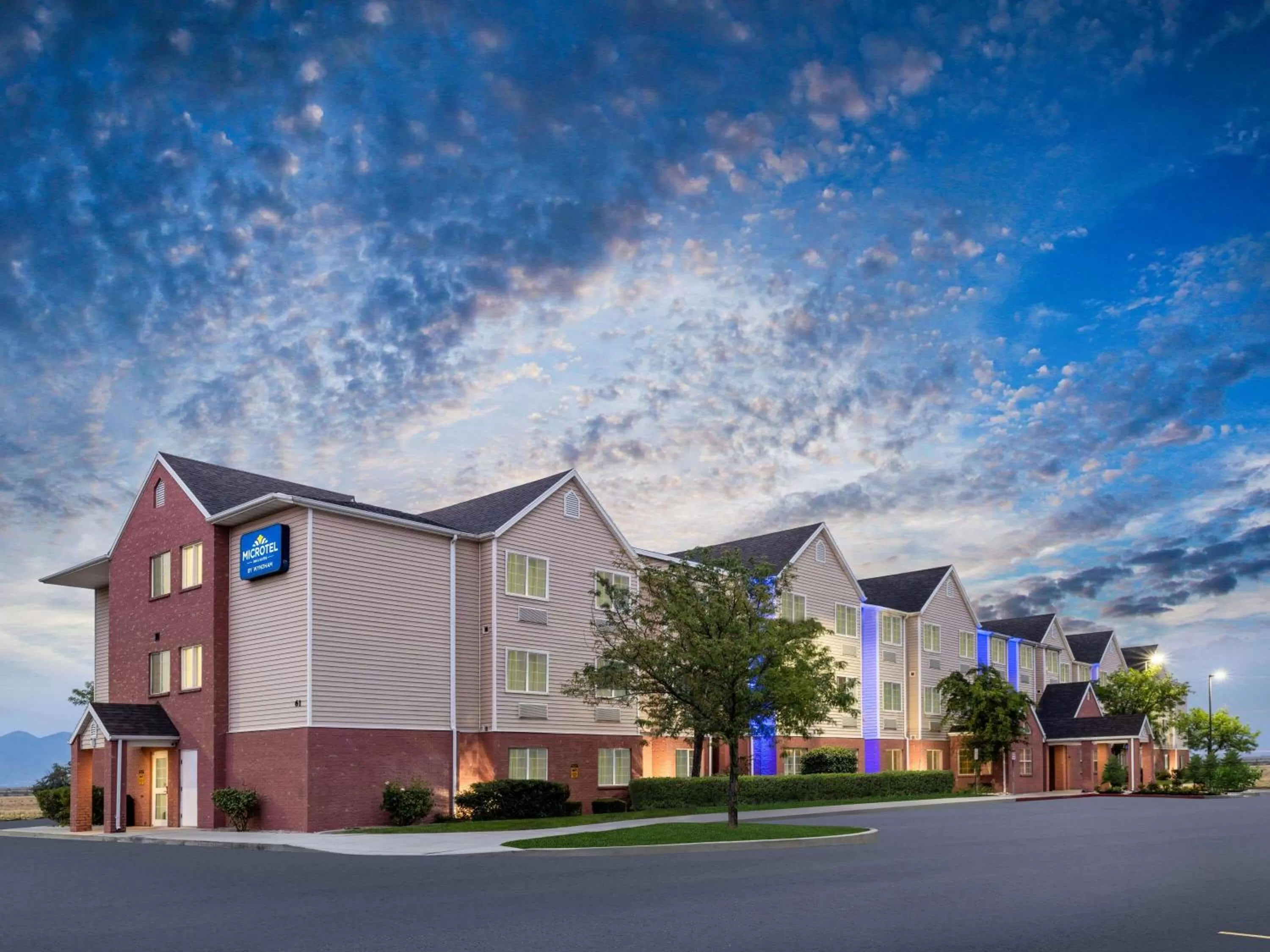 Property building in Microtel Inn & Suites by Wyndham Salt Lake City Airport