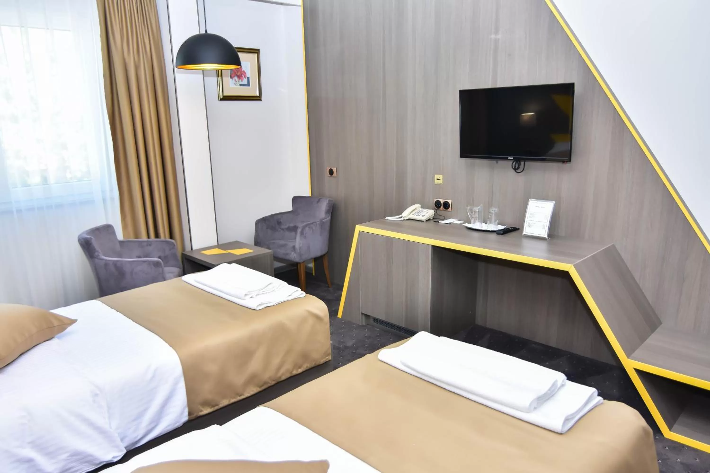 Bedroom, Bed in Hotel Ključ