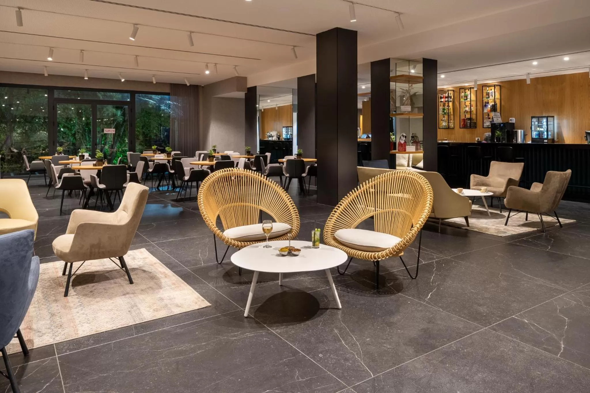 Lounge or bar in Kfar Giladi Hotel