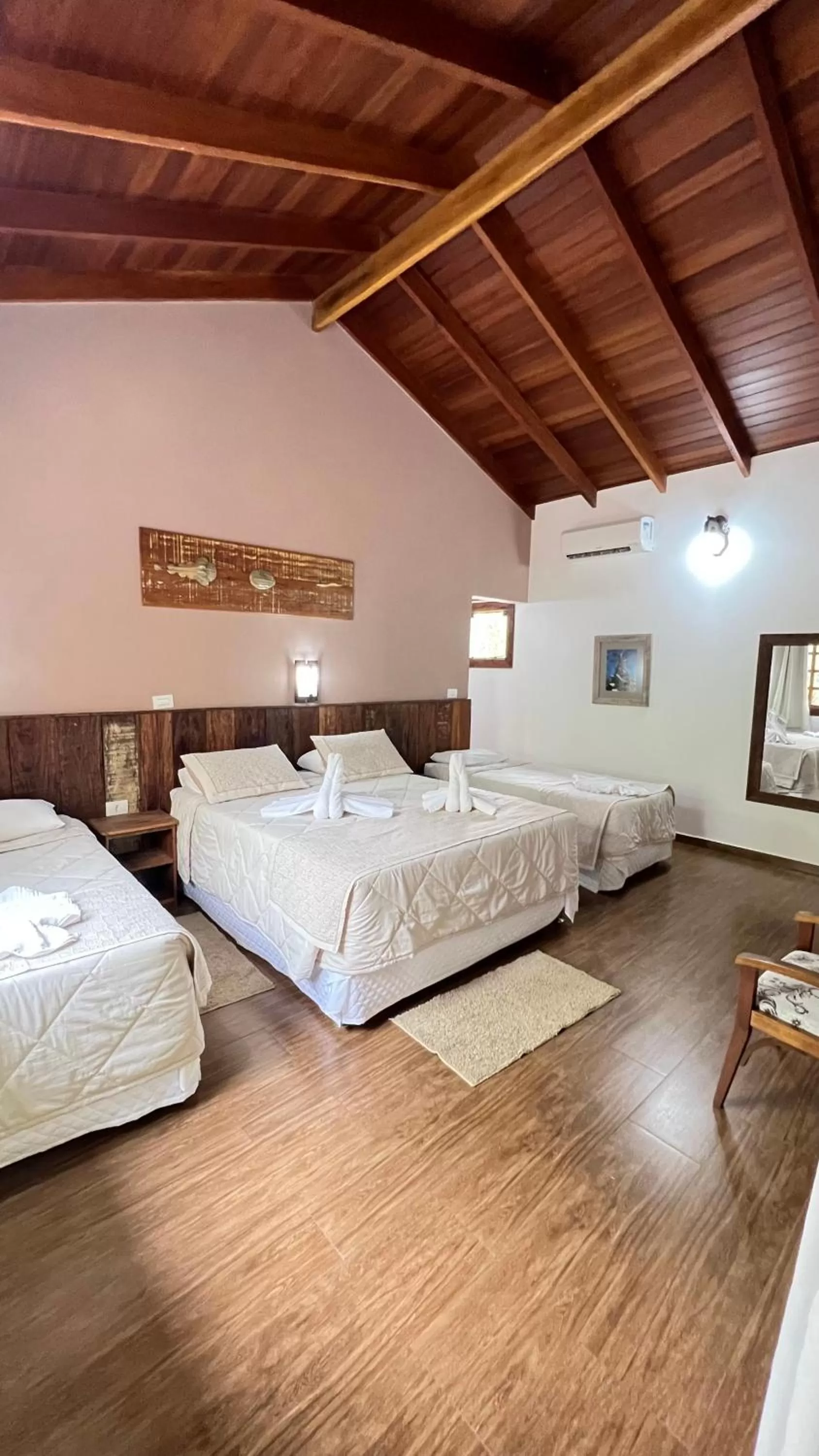 Bed in Hotel Cabanas