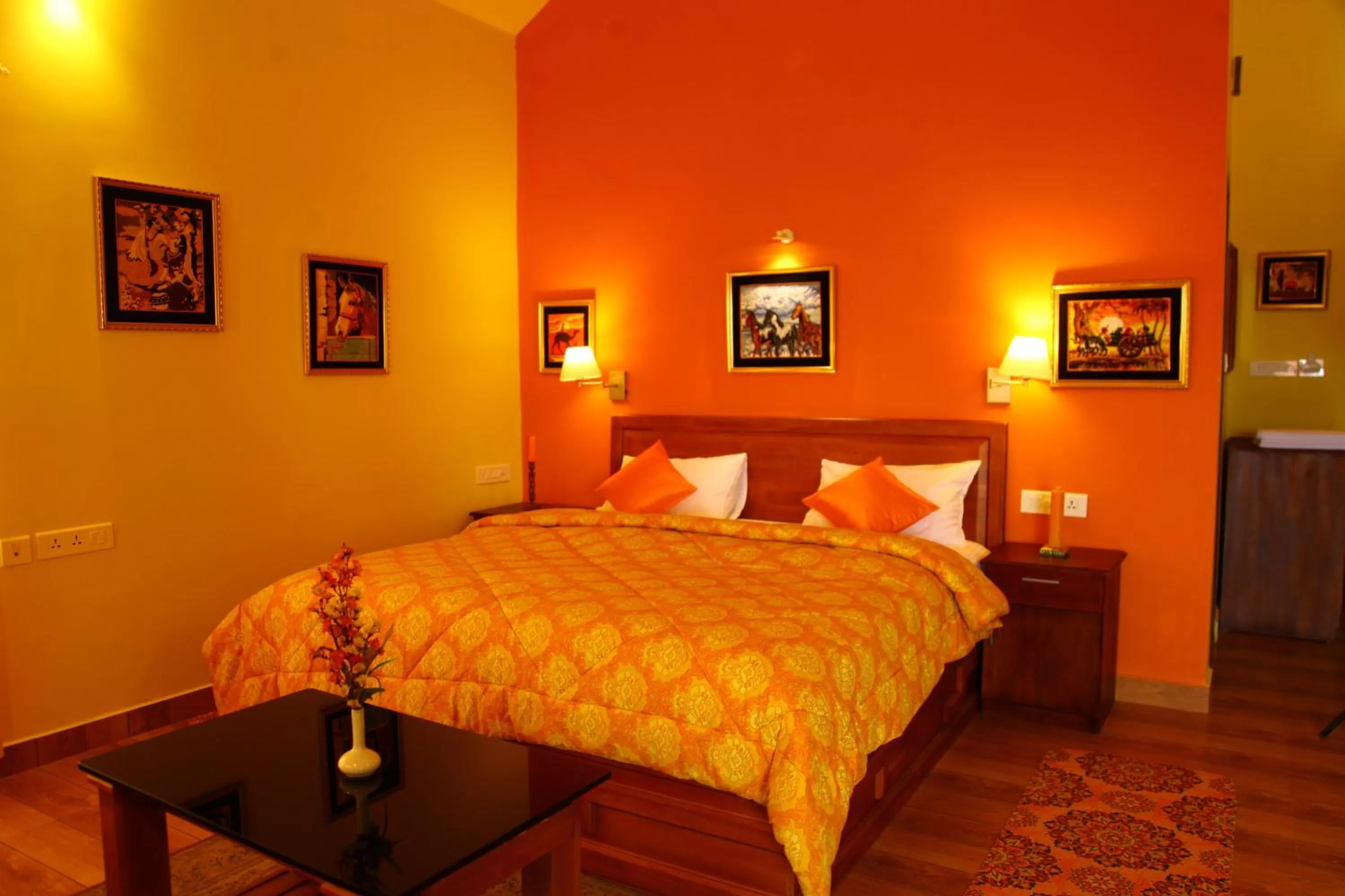 Decorative detail, Bed in Zenha Resorts