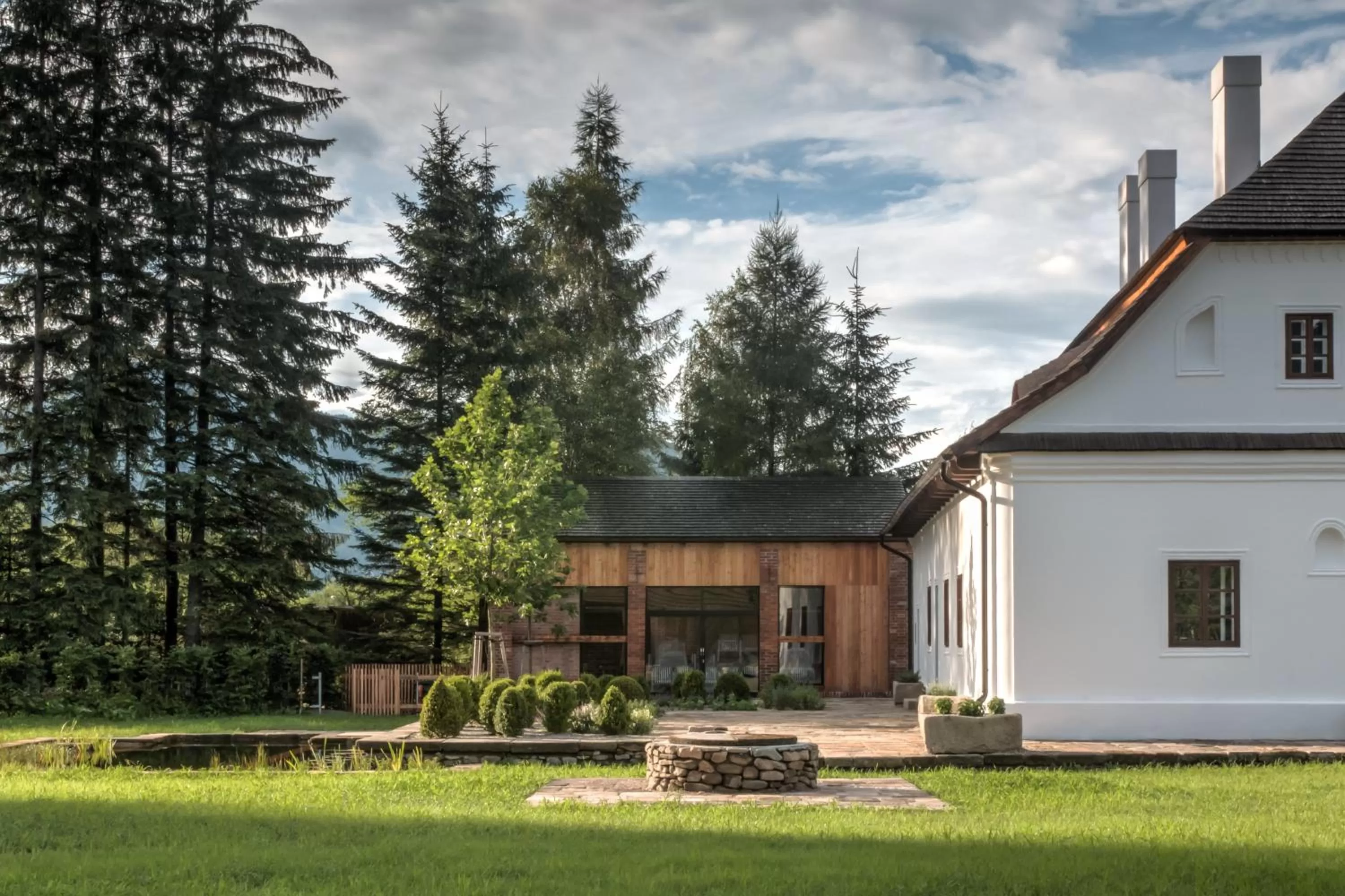 Patio, Property Building in Boutique hotel Mezi plutky