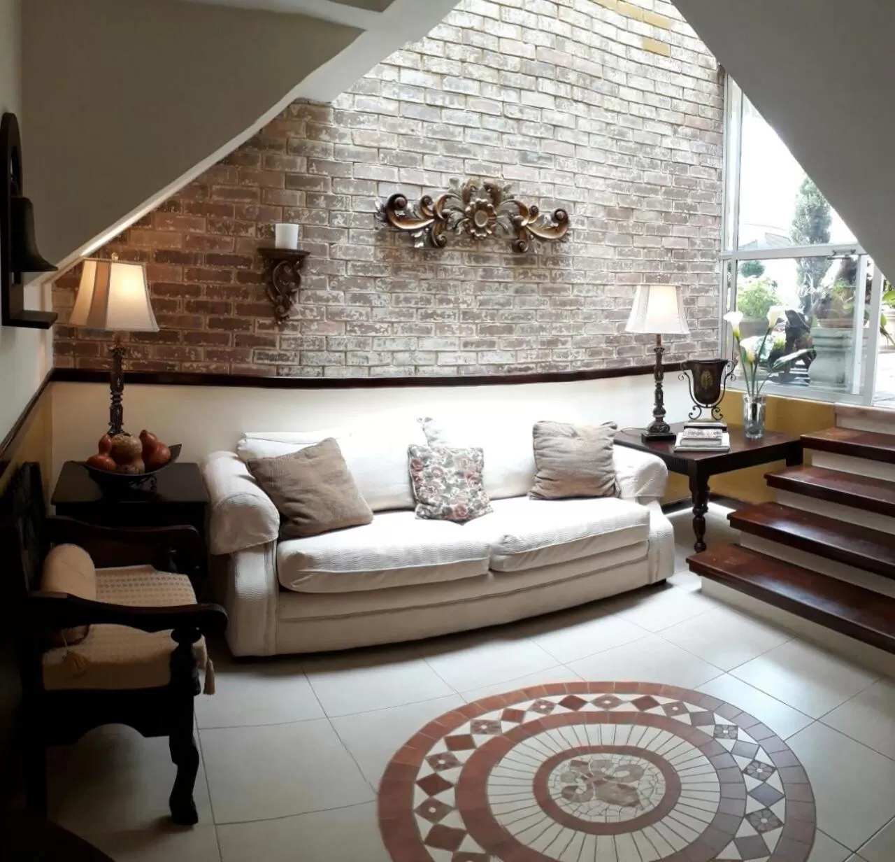 Seating Area in Hostal Villa Toscana