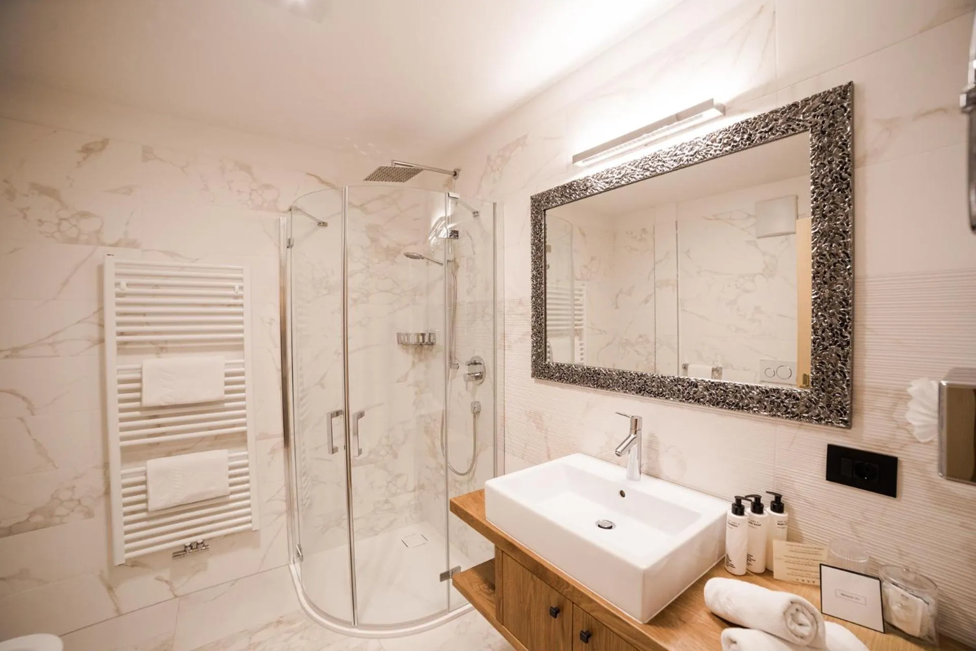 Bathroom in Freina Mountain Lifestyle Hotel