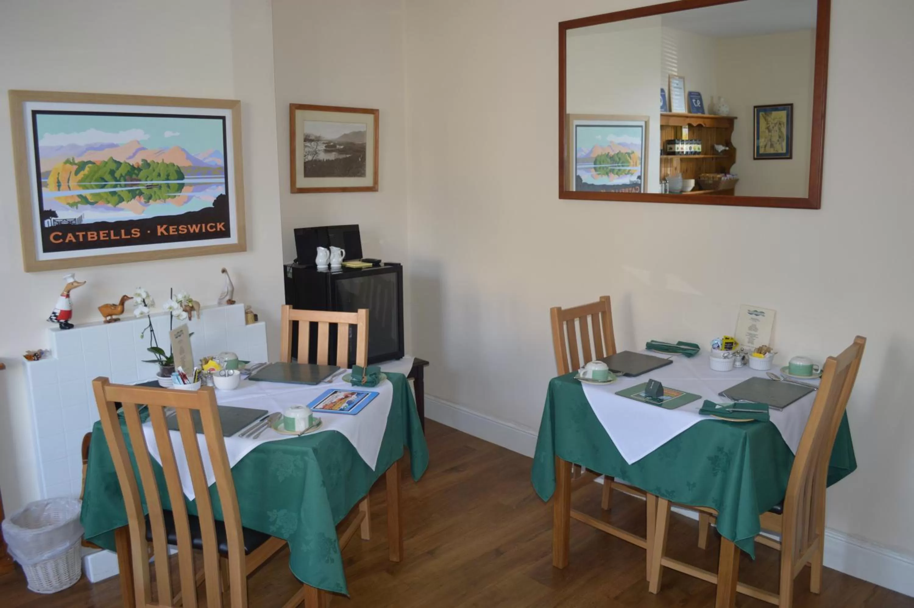 Food and drinks in Beckside Guest House Keswick