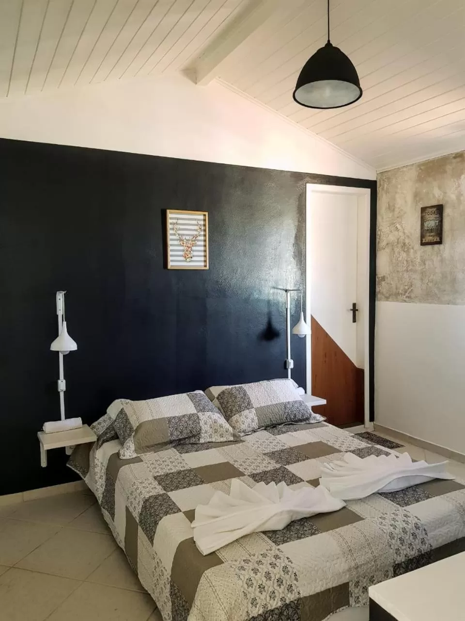 Bed in Casa de Hóspedes "Guesthouse Prainha"