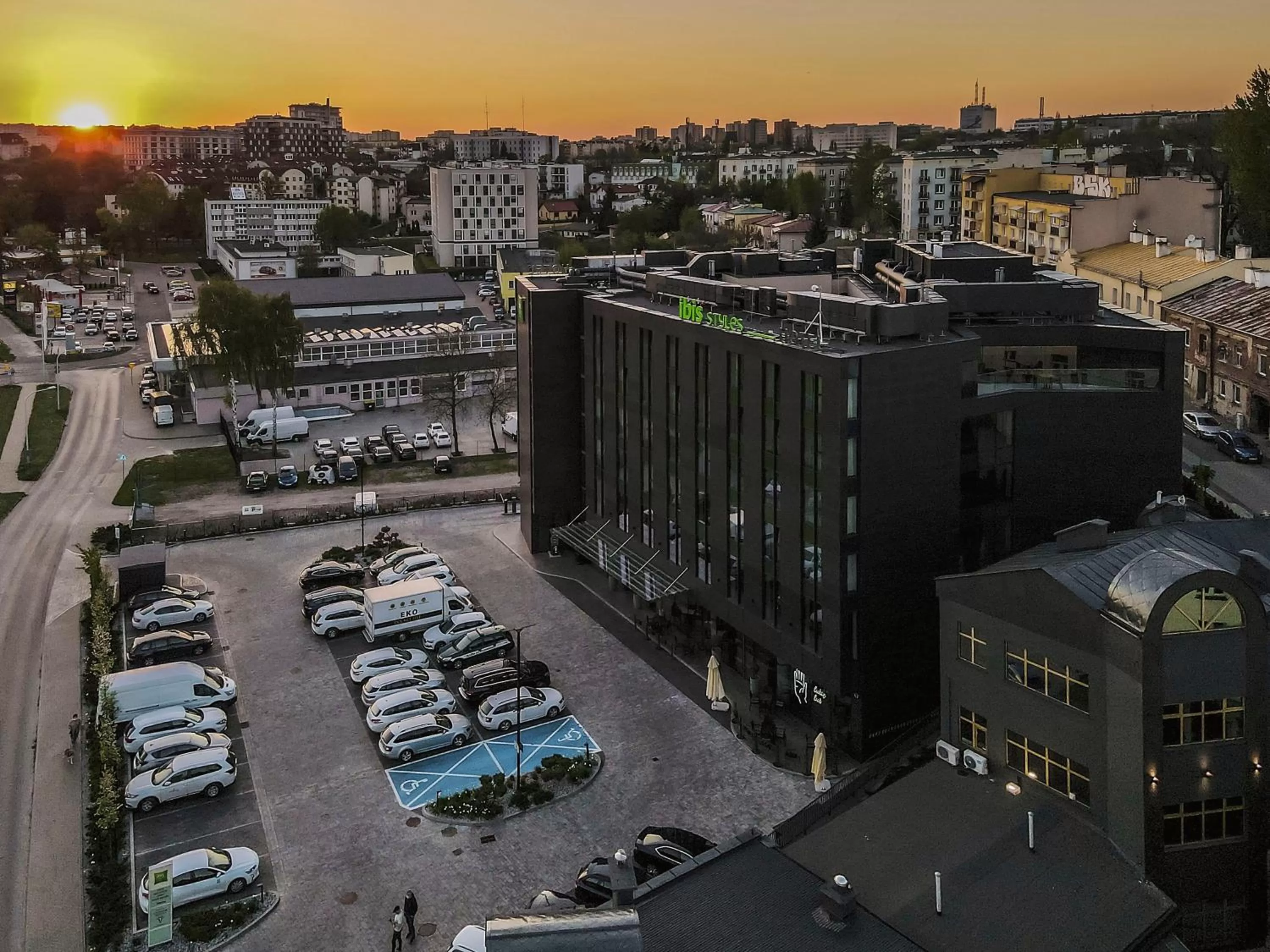 Bird's eye view in ibis Styles Lublin Stare Miasto