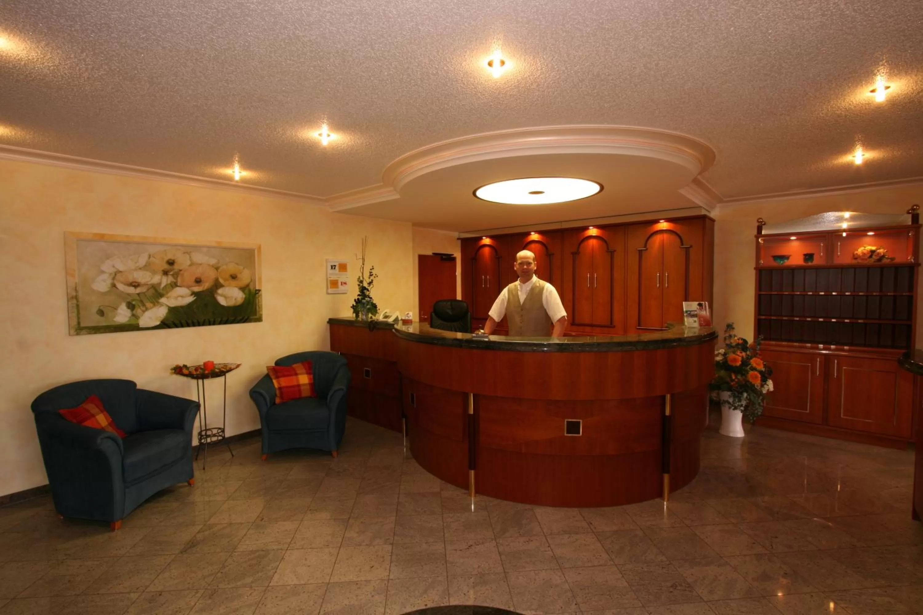 Lobby or reception in Hotel Pension Fent